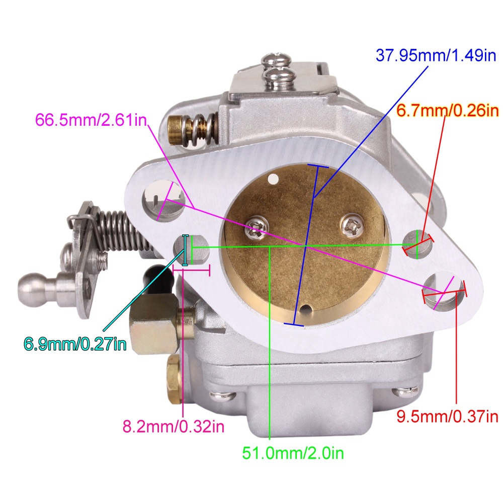 Boat Engine 3301-821854T4 821854T5 821854T6 Carb Carburetor for Mercury Mariner 40HP 45HP 55HP 60HP 2-Stroke 3-Cylinder
