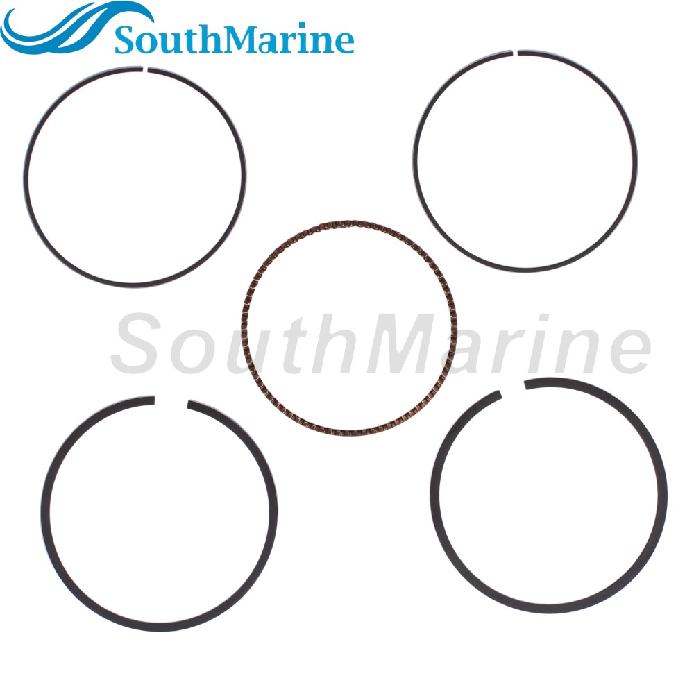 Boat Engine 6BX-E1603-00 6EE-E1603-00 STD Piston Ring for Yamaha 4HP 6HP Boat Motor, 62mm STD