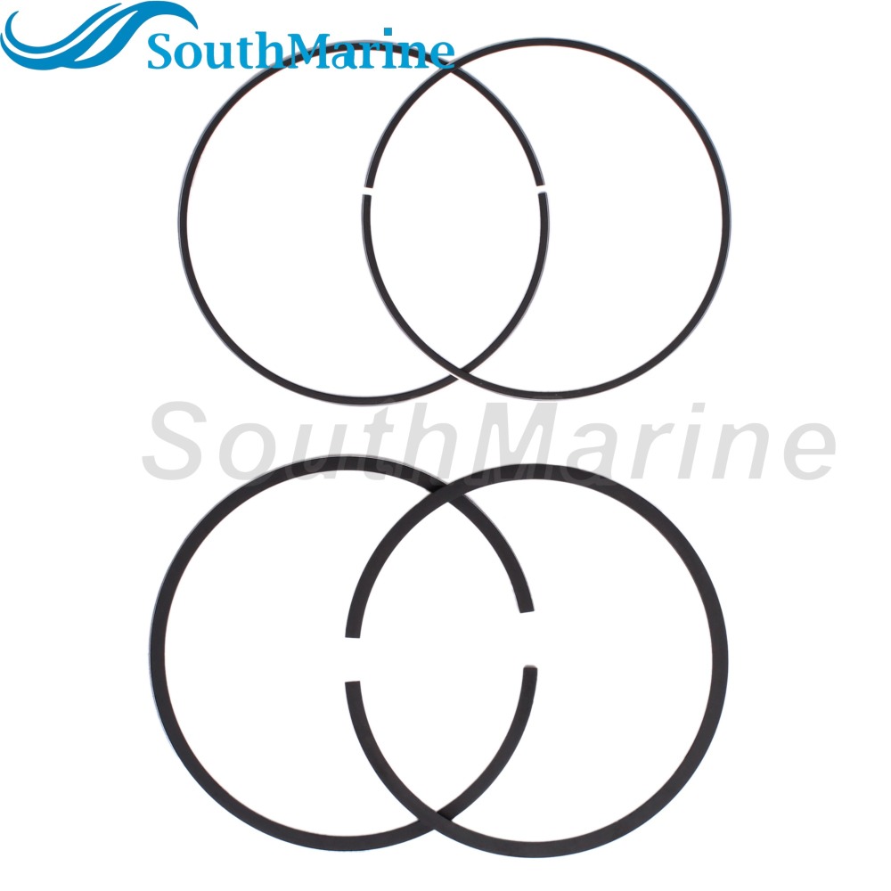 Boat Engine 6BX-E1603-00 6EE-E1603-00 STD Piston Ring for Yamaha 4HP 6HP Boat Motor, 62mm STD