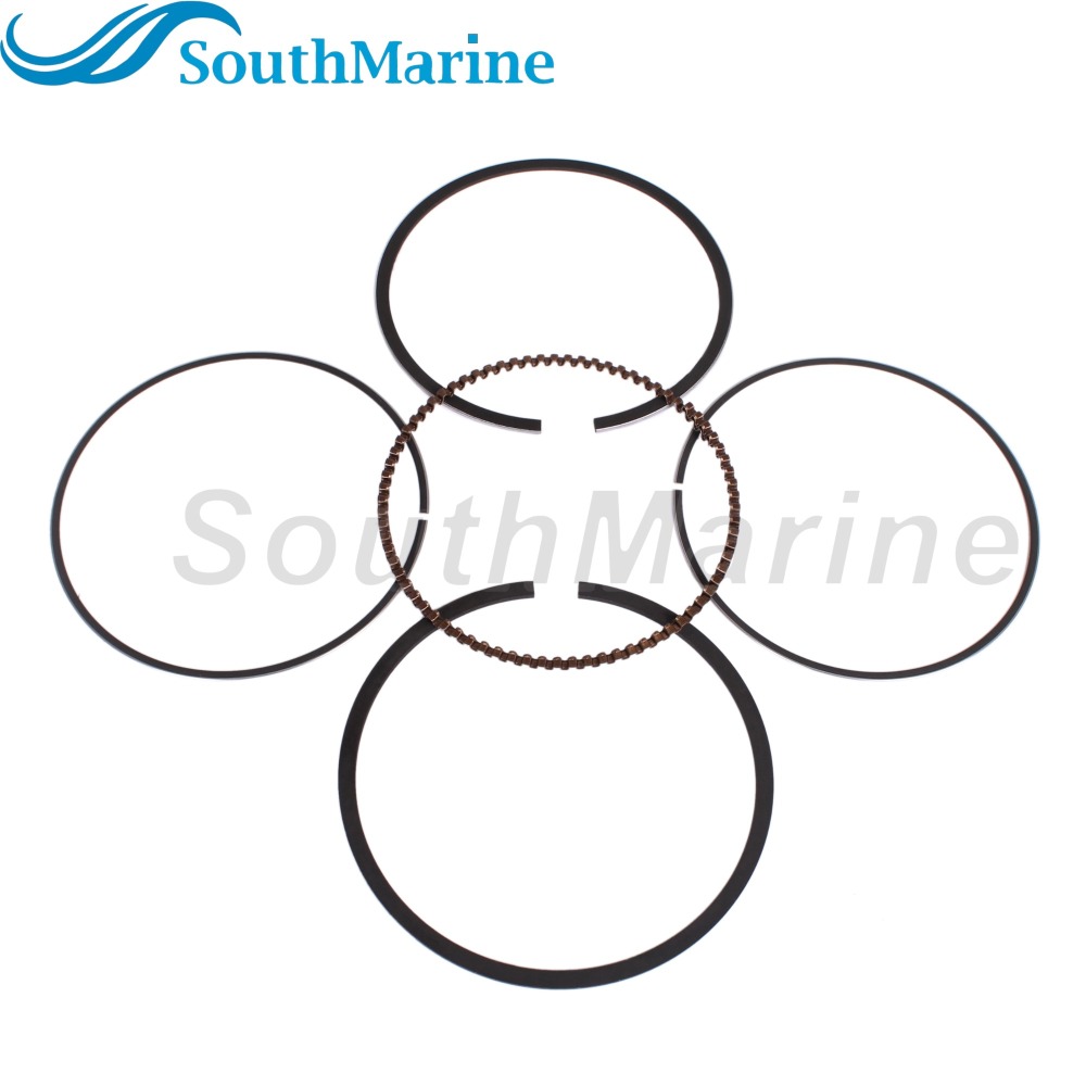 Boat Engine 6BX-E1603-00 6EE-E1603-00 STD Piston Ring for Yamaha 4HP 6HP Boat Motor, 62mm STD