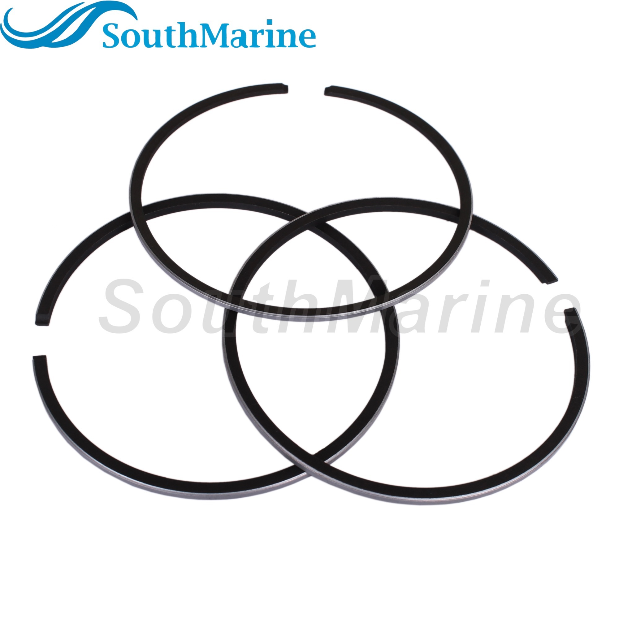 Boat Engine 6H4-11610-00 18-3960 STD Piston Ring for Yamaha 40HP 50HP, 67mm STD, 3 PCS