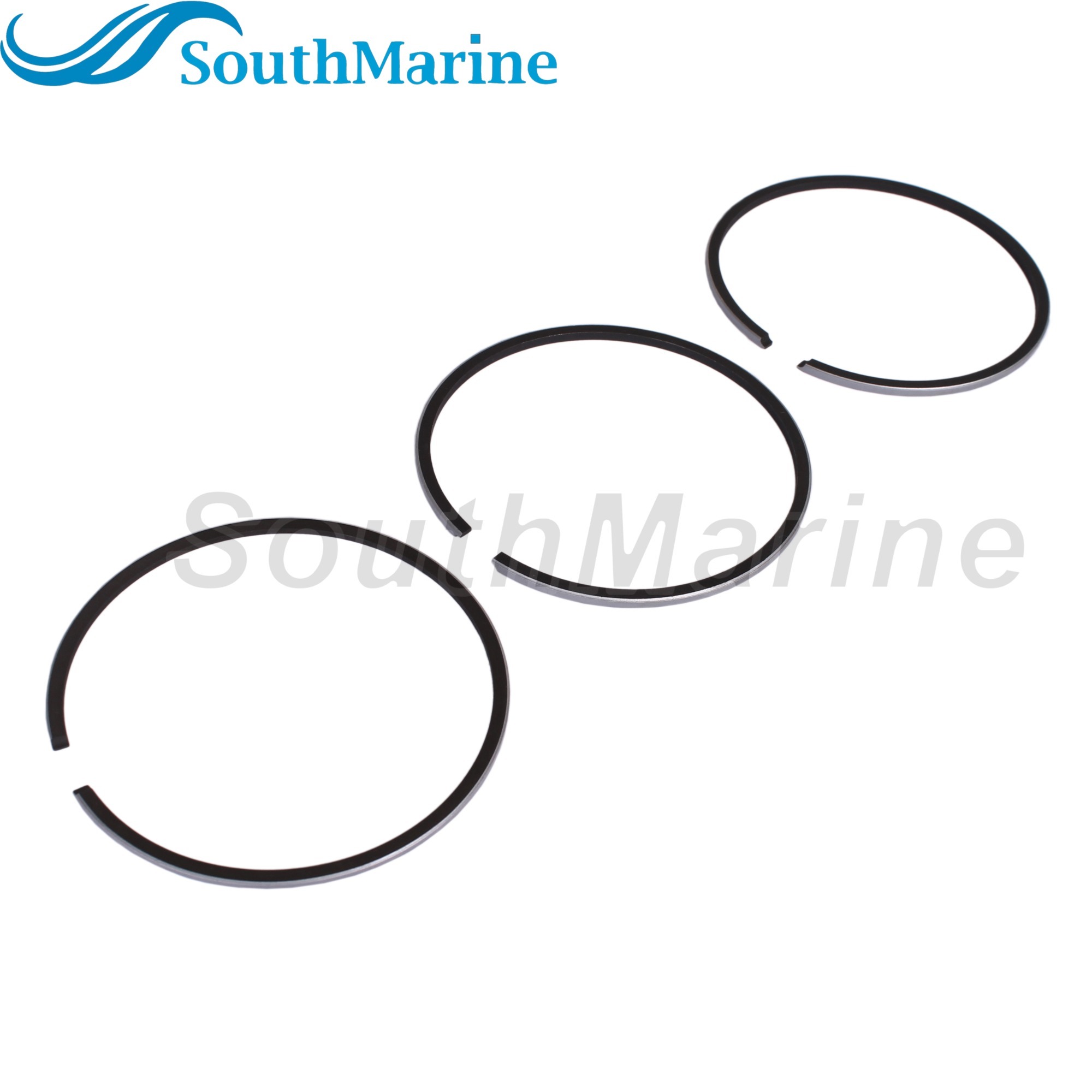 Boat Engine 6H4-11610-00 18-3960 STD Piston Ring for Yamaha 40HP 50HP, 67mm STD, 3 PCS