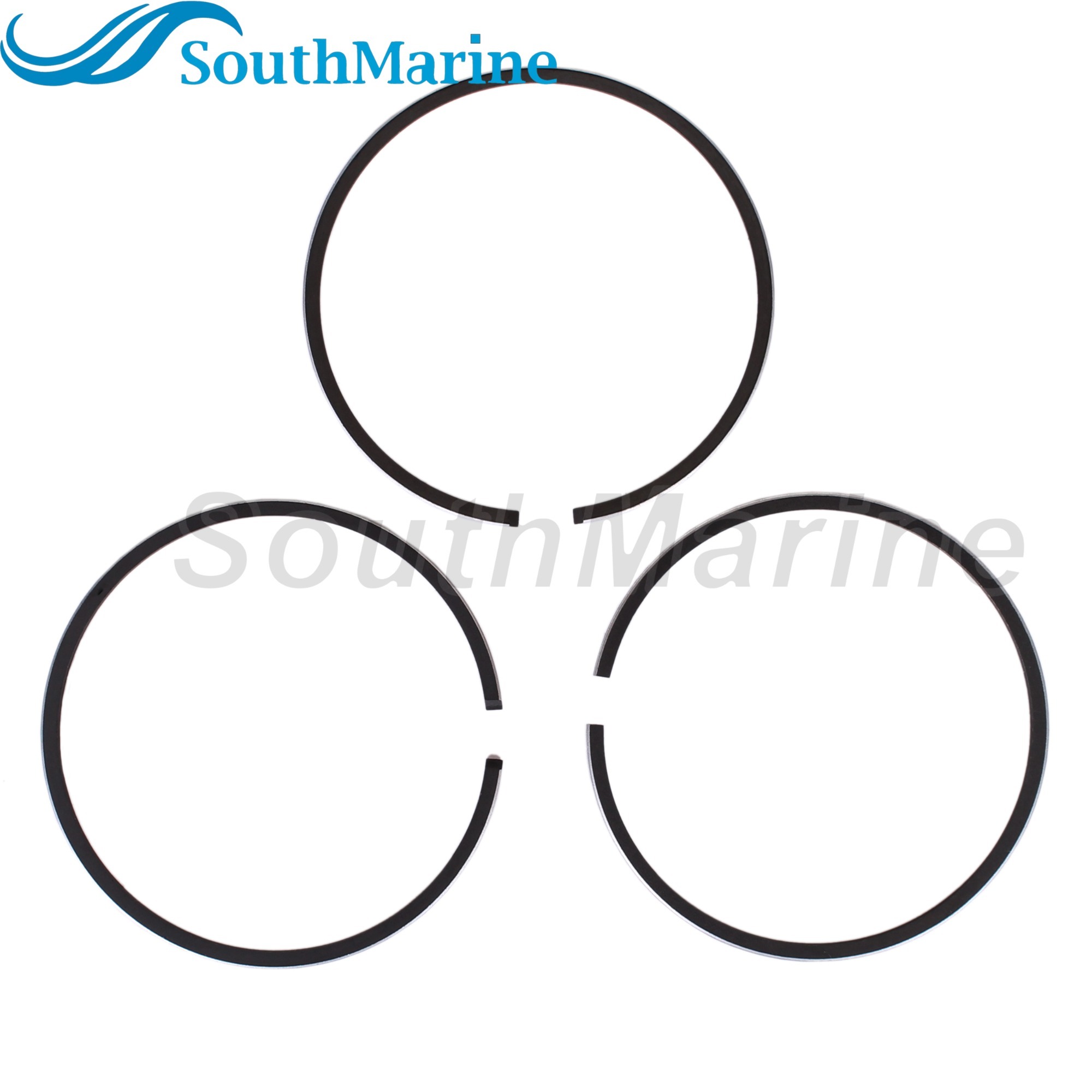 Boat Engine 6H4-11610-00 18-3960 STD Piston Ring for Yamaha 40HP 50HP, 67mm STD, 3 PCS