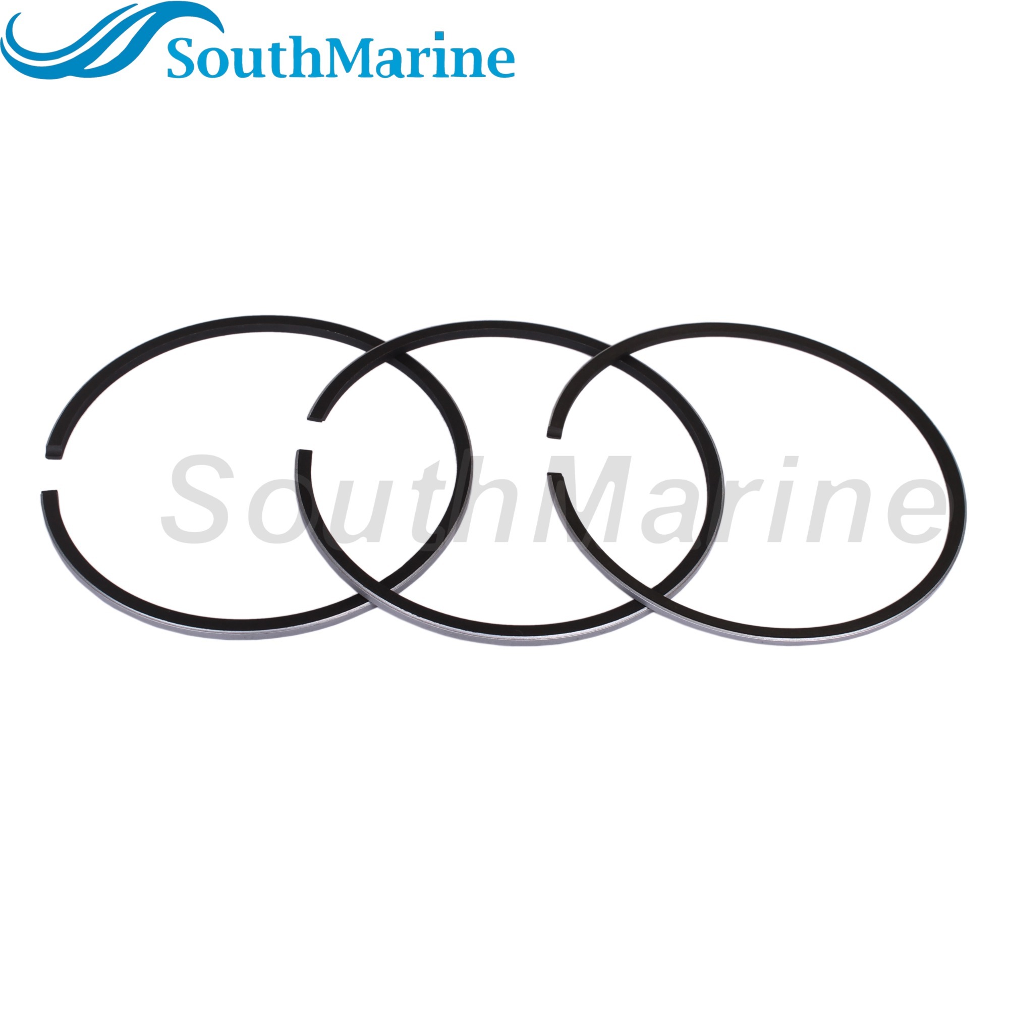 Boat Engine 6H4-11610-00 18-3960 STD Piston Ring for Yamaha 40HP 50HP, 67mm STD, 3 PCS