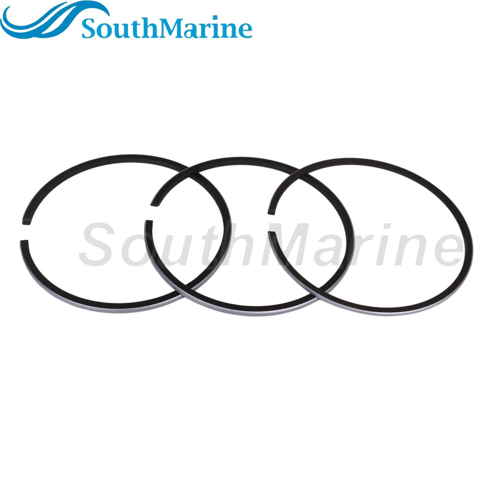 Boat Engine 6H4-11610-00 18-3960 STD Piston Ring for Yamaha 40HP 50HP, 67mm STD, 3 PCS