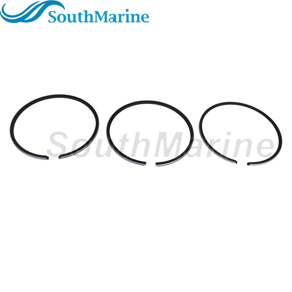 Boat Engine 6H4-11610-00 18-3960 STD Piston Ring for Yamaha 40HP 50HP, 67mm STD, 3 PCS