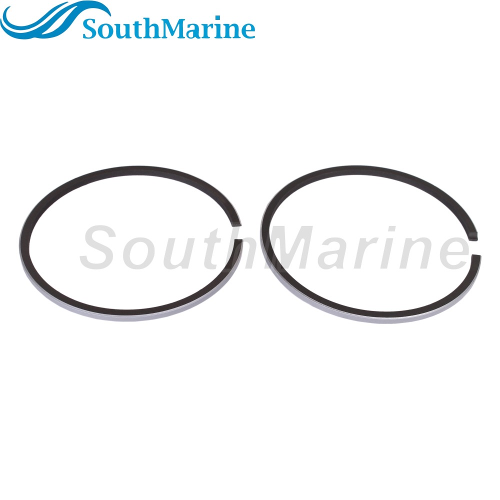 Boat Engine 682-11610-11 Oversize Piston Ring for Yamaha / 39-18939T for Mercury Mariner 9.9HP 15HP, 56.25mm 0.25mm O/S