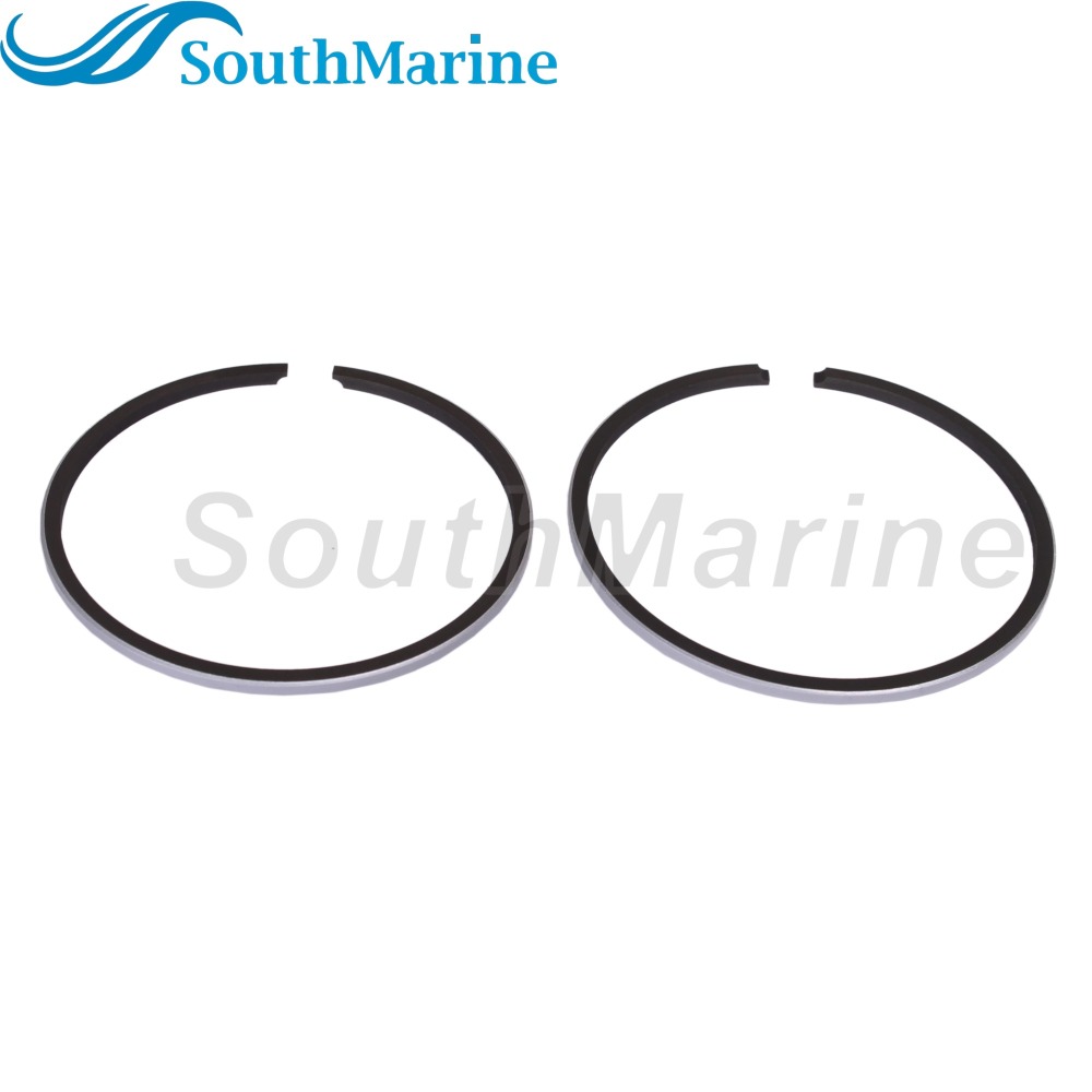Boat Engine 682-11610-11 Oversize Piston Ring for Yamaha / 39-18939T for Mercury Mariner 9.9HP 15HP, 56.25mm 0.25mm O/S
