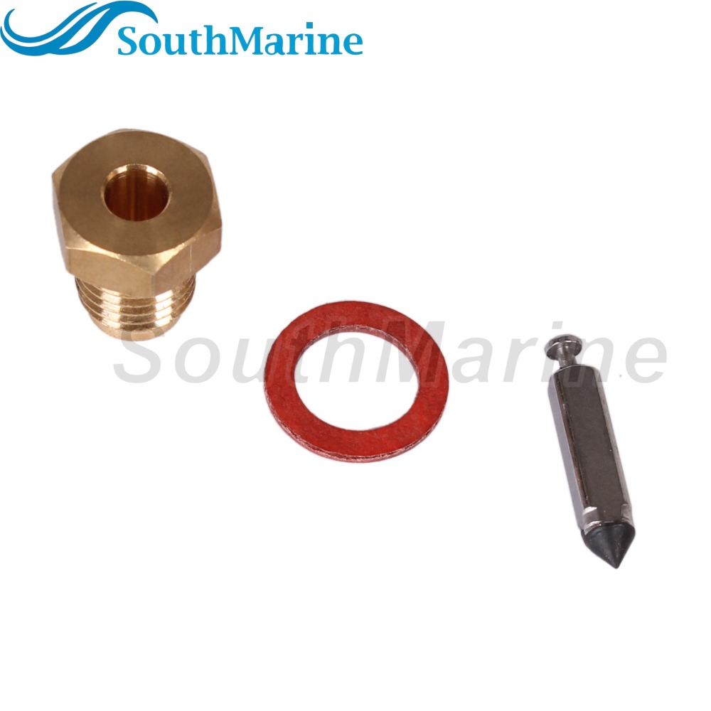 Boat Engine 6E8-14390-12 Carburetor Needle Valve Seat Kits for Yamaha 9.9HP 15HP / 14216M for Mercury