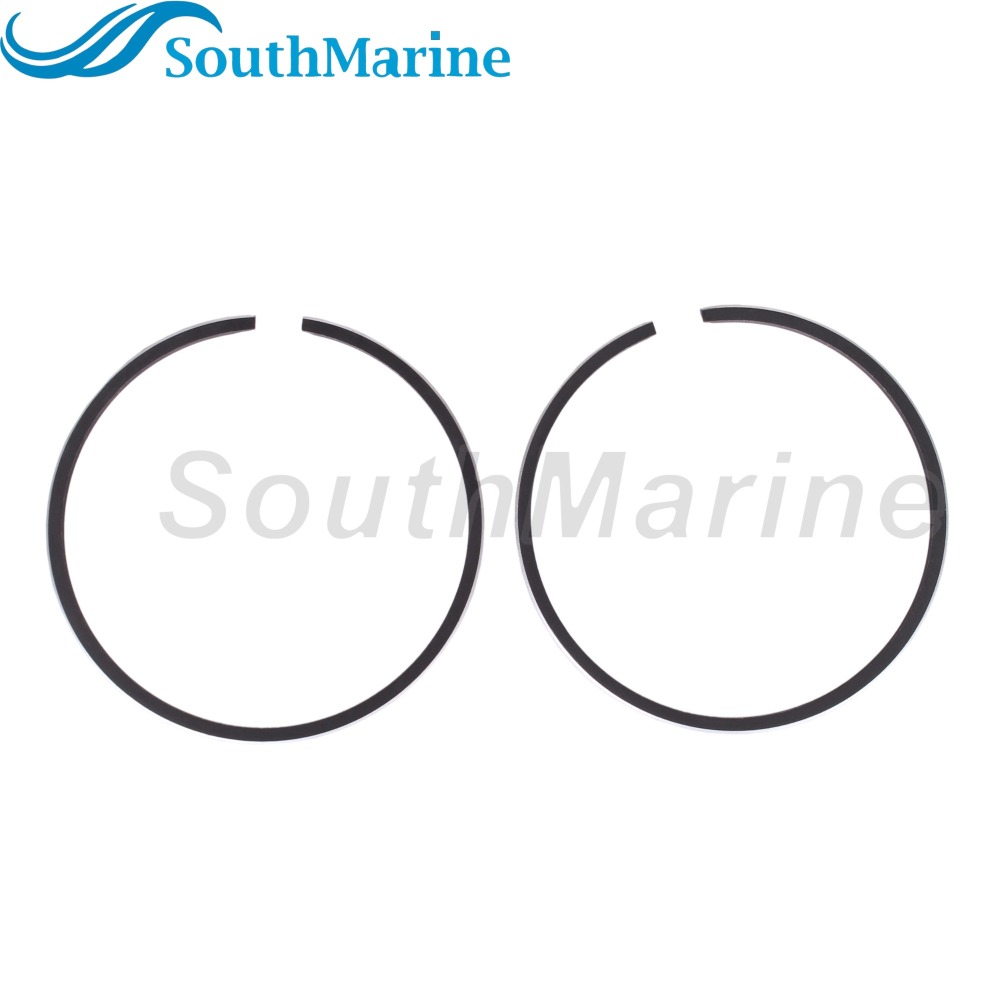 Boat Engine 664-11610-80 STD Piston Ring for Yamaha 25HP 25C, 67mm STD, 2 PCS