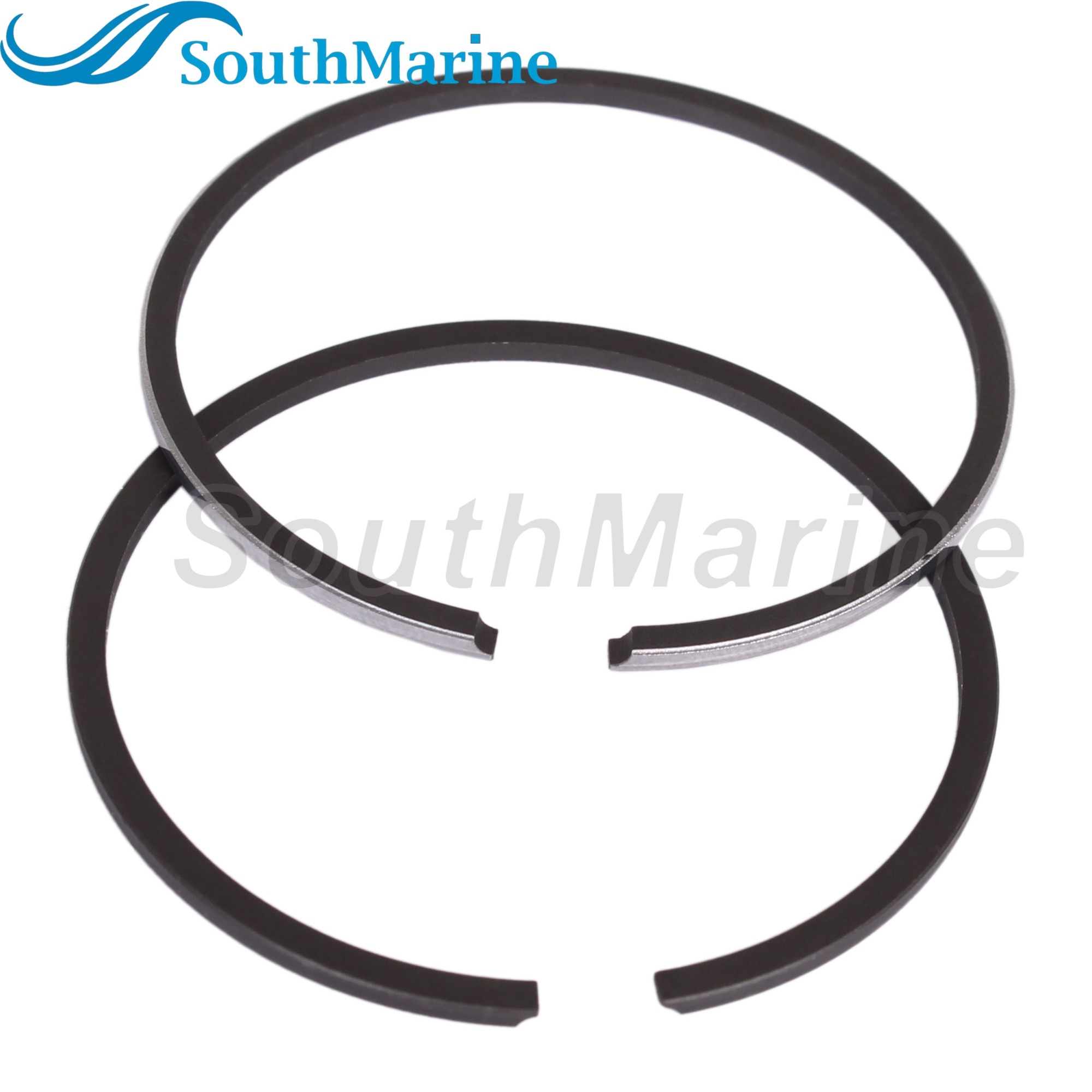 Boat Engine 6J1-11610-00 STD Piston Ring for Yamaha 4HP 5HP, 54mm STD, 2 PCS