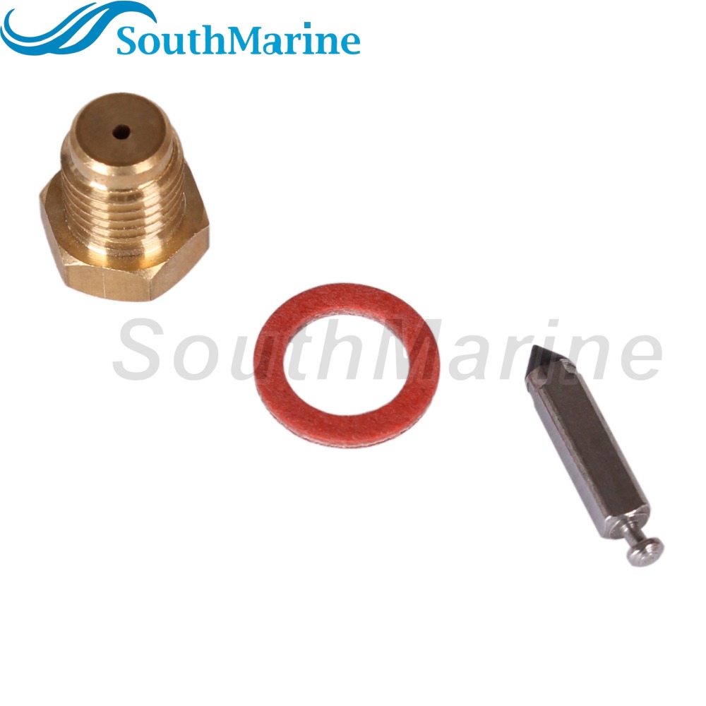 Boat Engine 6E8-14390-12 Carburetor Needle Valve Seat Kits for Yamaha 9.9HP 15HP / 14216M for Mercury