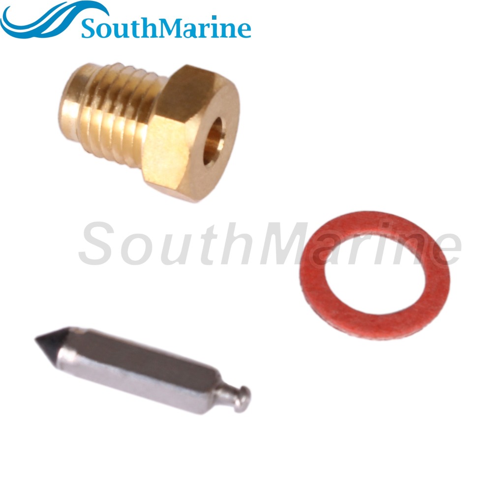 Boat Engine 6E8-14390-12 Carburetor Needle Valve Seat Kits for Yamaha 9.9HP 15HP / 14216M for Mercury