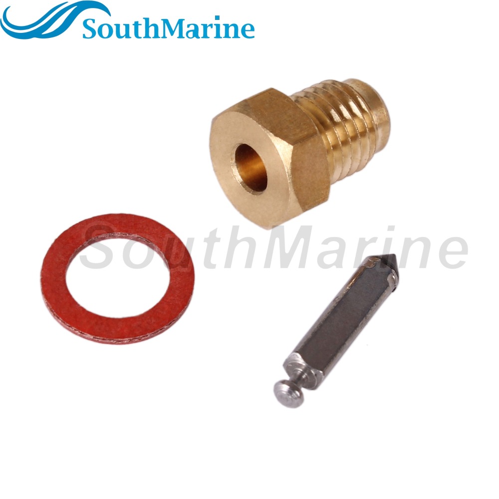 Boat Engine 6E8-14390-12 Carburetor Needle Valve Seat Kits for Yamaha 9.9HP 15HP / 14216M for Mercury