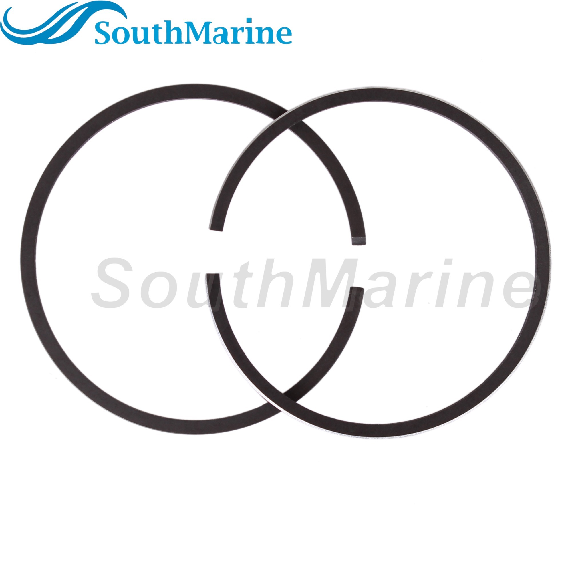 Boat Engine 6J1-11610-00 STD Piston Ring for Yamaha 4HP 5HP, 54mm STD, 2 PCS