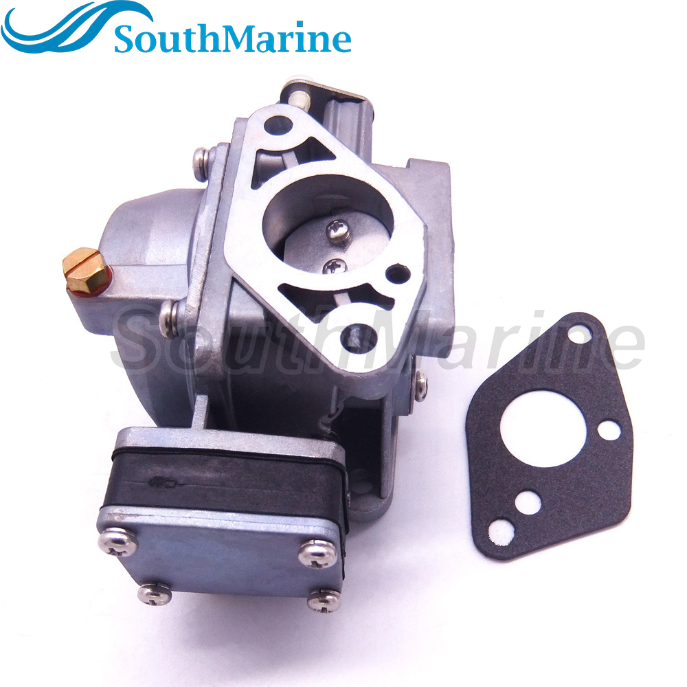 Boat Engine 3303-803687A04 803687T04 803687A3 803687T03 803687A2 Carburetor Assy and 16327 27-16327 Gaskets for Mercury Mariner 6HP 8HP 9.8HP Outboard