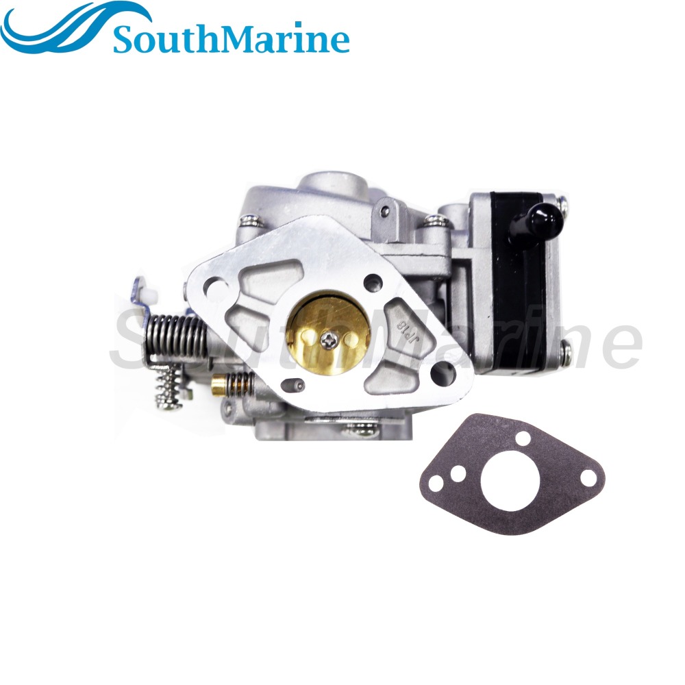 SouthMarine Boat Engine Carburetor Assy and Gasket for Hangkai 2-Stroke 9.8hp 12hp Outboard Motor