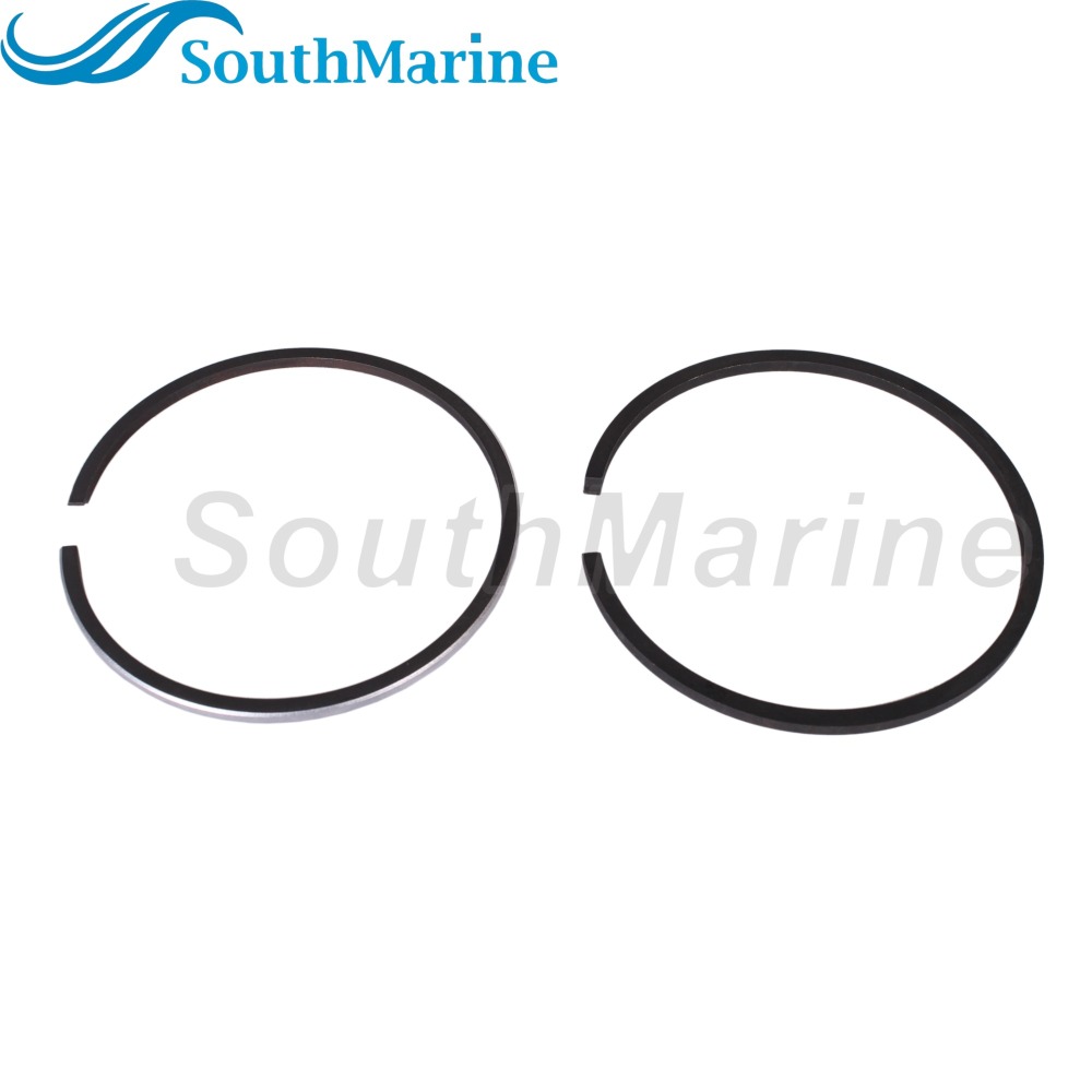 Boat Engine 6E3-11631-00-98 STD Piston Set & 6J1-11610-00 Ring for Yamaha 4HP 5HP, 54mm STD
