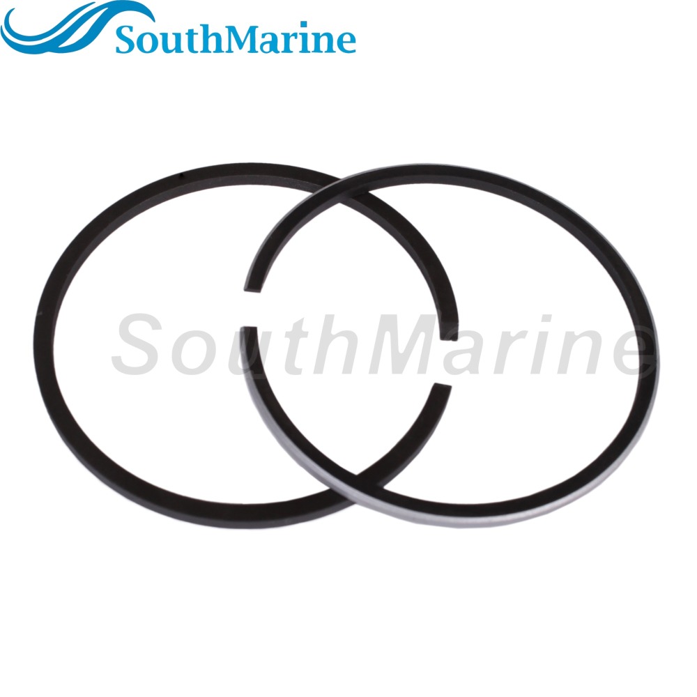 Boat Engine 6E0-11631-00-98 STD Piston Set & 6G1-11610-00 Ring for Yamaha 4HP 5HP, 50mm STD