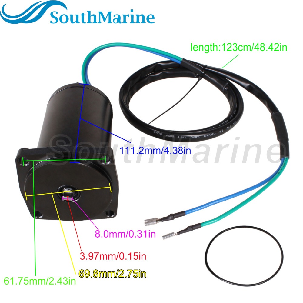 Boat Motor 38100-87J10/11/12/20/21 Tilt Trim Motor for Suzuki 40HP 50HP 5032670 for Evinrude Johnson 36120-ZV5-822 for Honda