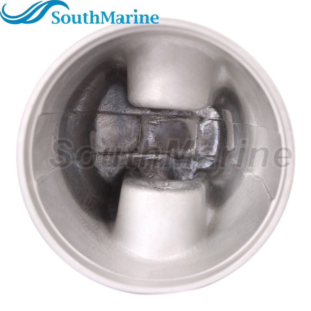 Boat Engine 6E3-11631-00-98 STD Piston Set & 6J1-11610-00 Ring for Yamaha 4HP 5HP, 54mm STD