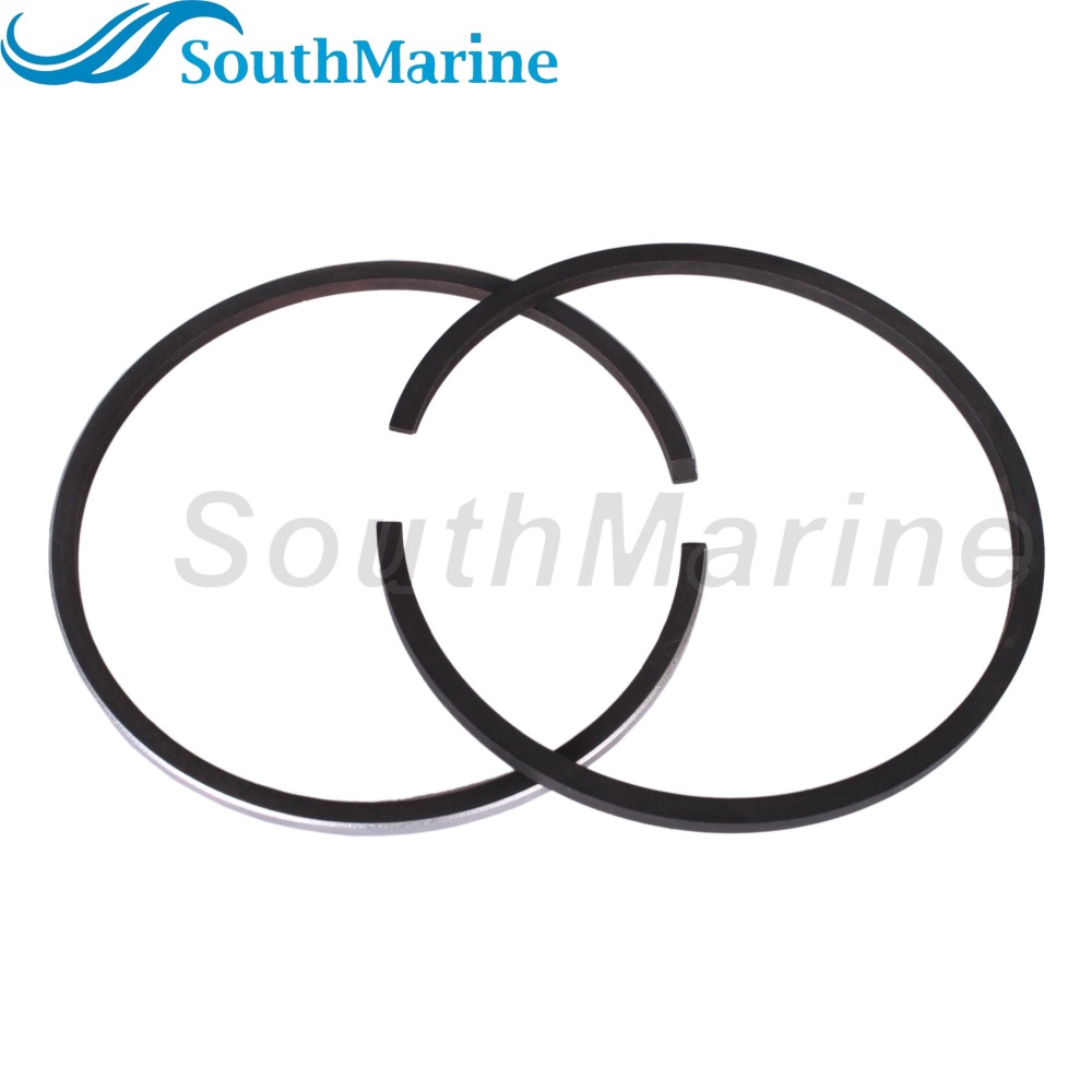Boat Engine 6E3-11631-00-98 STD Piston Set & 6J1-11610-00 Ring for Yamaha 4HP 5HP, 54mm STD