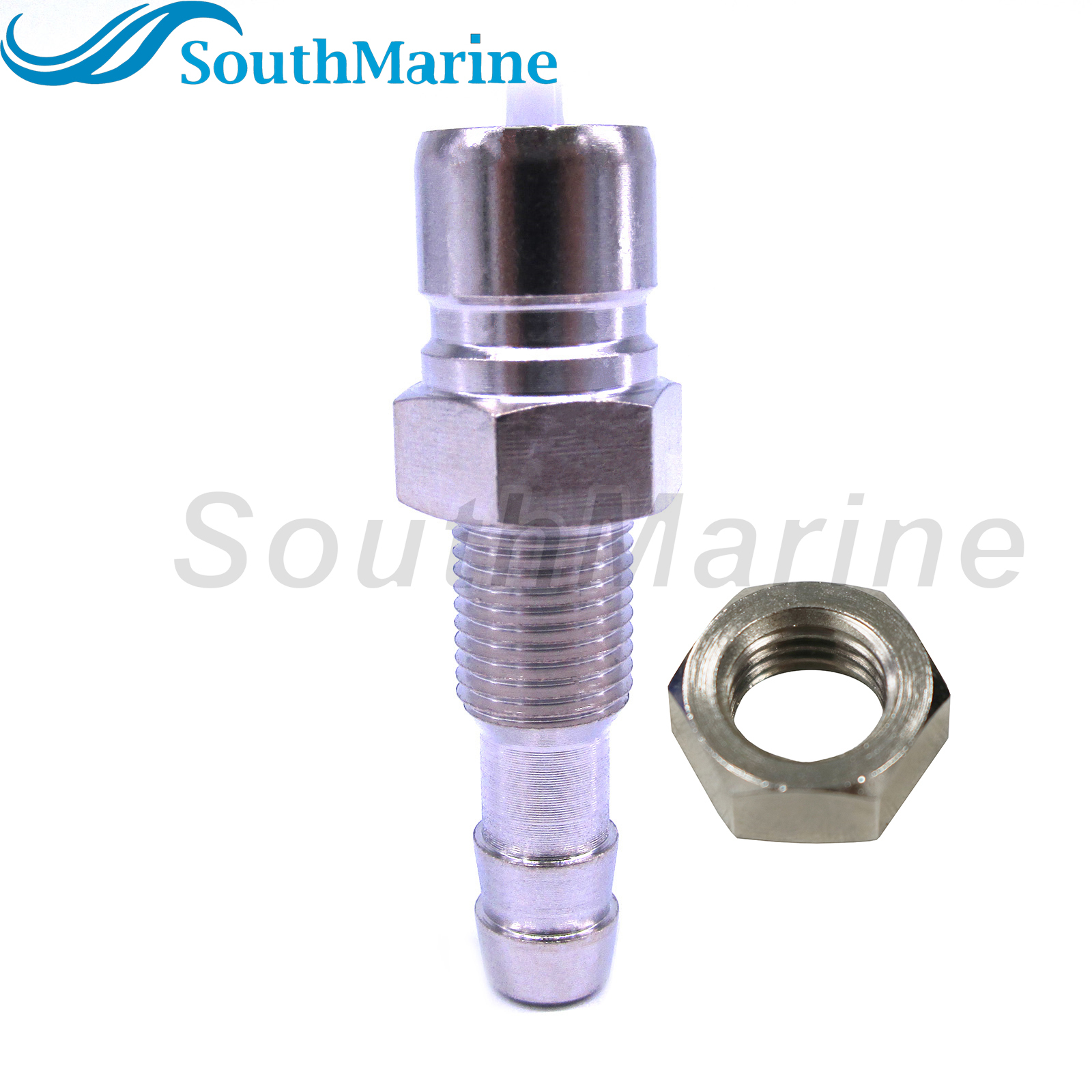 Boat Motor 3B2-70260-1 3B2702601 3B2702601M Male Engine Side Fuel Connector for Nissan forTohatsu 9.9HP-70HP Outboard Engine, 1/4in