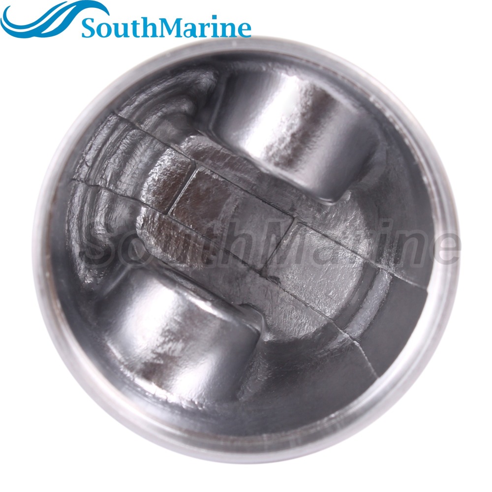 Boat Engine 6E0-11631-00-98 STD Piston Set & 6G1-11610-00 Ring for Yamaha 4HP 5HP, 50mm STD