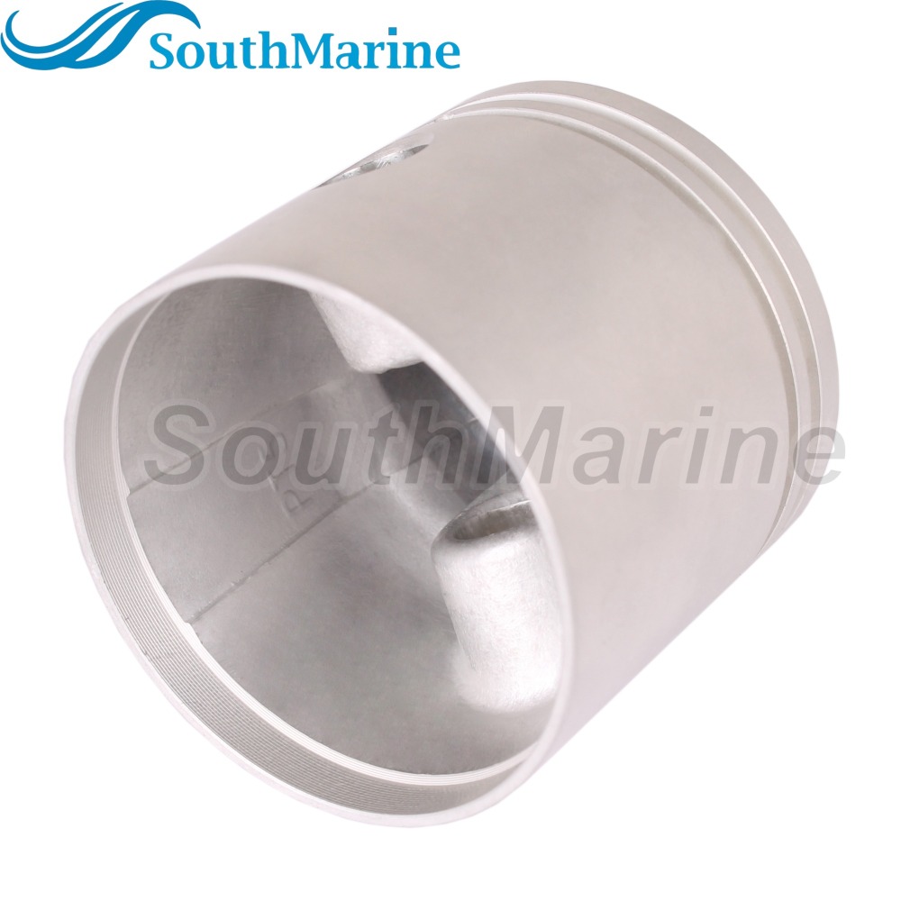Boat Engine 6E3-11631-00-98 STD Piston Set & 6J1-11610-00 Ring for Yamaha 4HP 5HP, 54mm STD