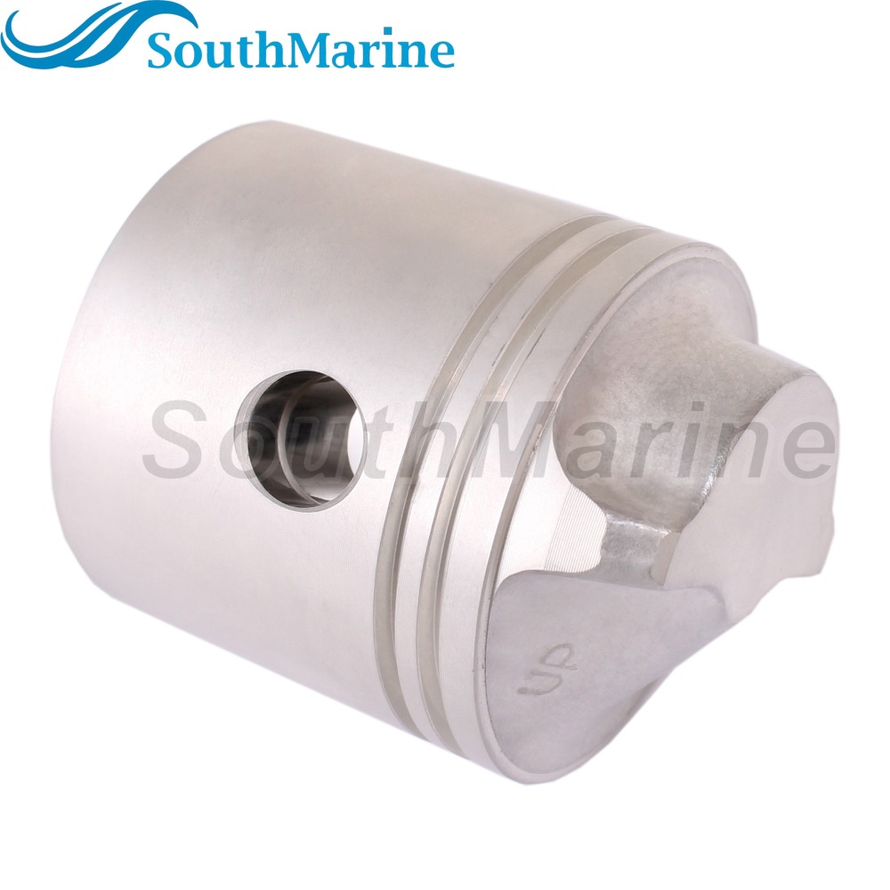 Boat Engine 6E3-11631-00-98 STD Piston Set & 6J1-11610-00 Ring for Yamaha 4HP 5HP, 54mm STD