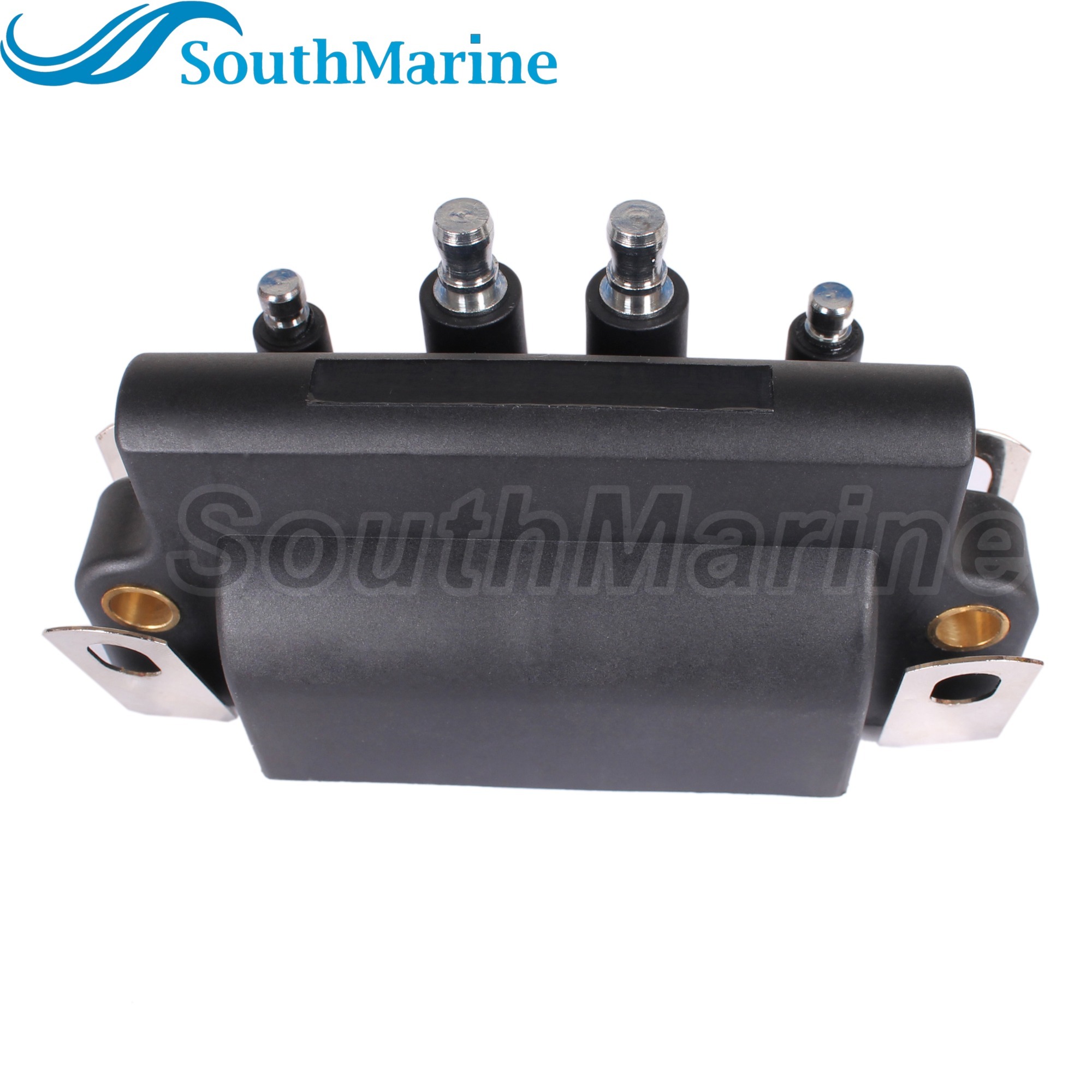 583740 583298 183-3740 9-23104 18-5170 Dual Plug Wire Ignition Coil for Evinrude Johnson OMC BRP 2HP-175HP / 879614 for Mercury