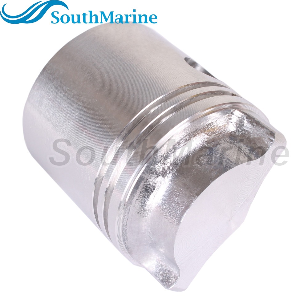 Boat Engine 6E0-11631-00-98 STD Piston Set & 6G1-11610-00 Ring for Yamaha 4HP 5HP, 50mm STD