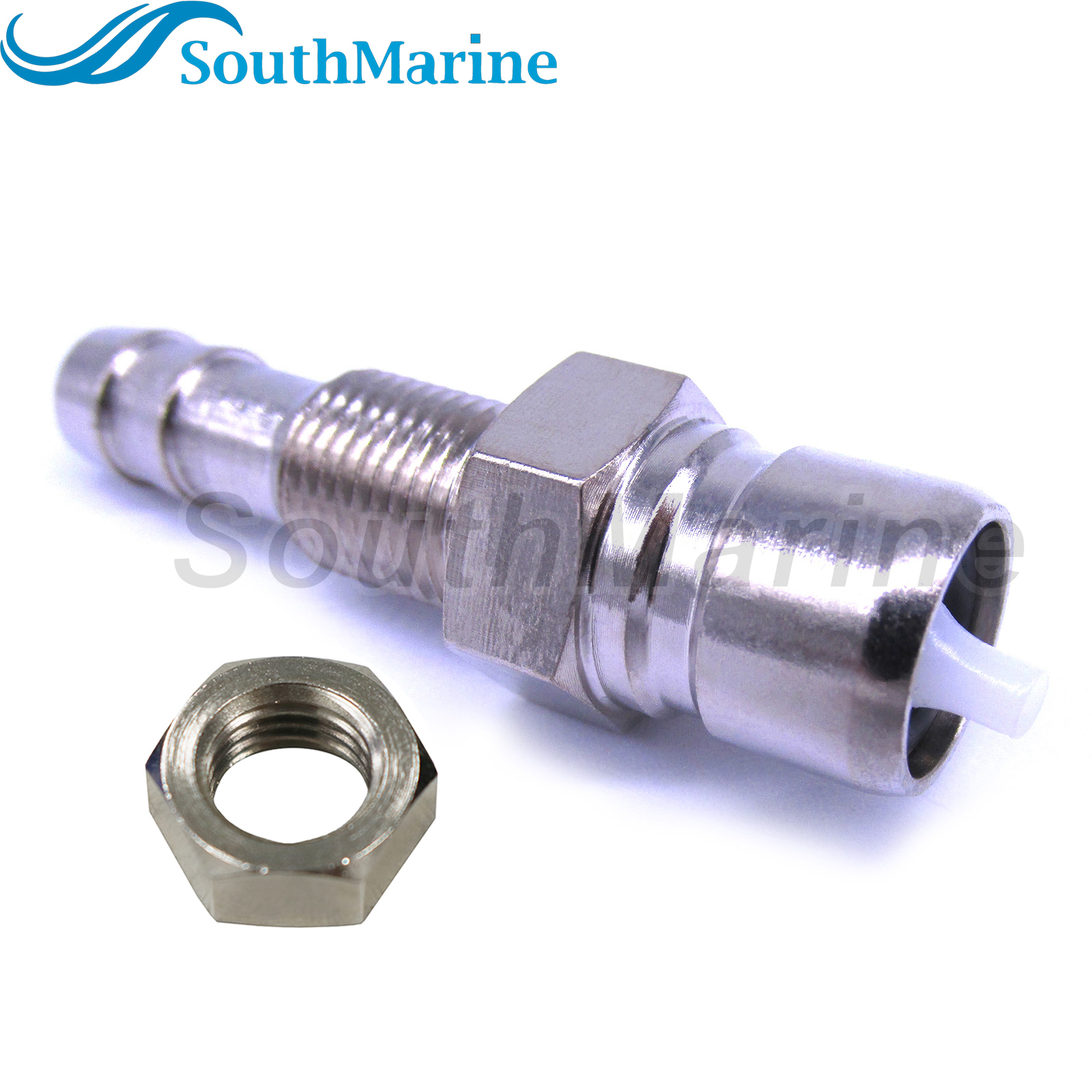 Boat Motor 3B2-70260-1 3B2702601 3B2702601M Male Engine Side Fuel Connector for Nissan forTohatsu 9.9HP-70HP Outboard Engine, 1/4in