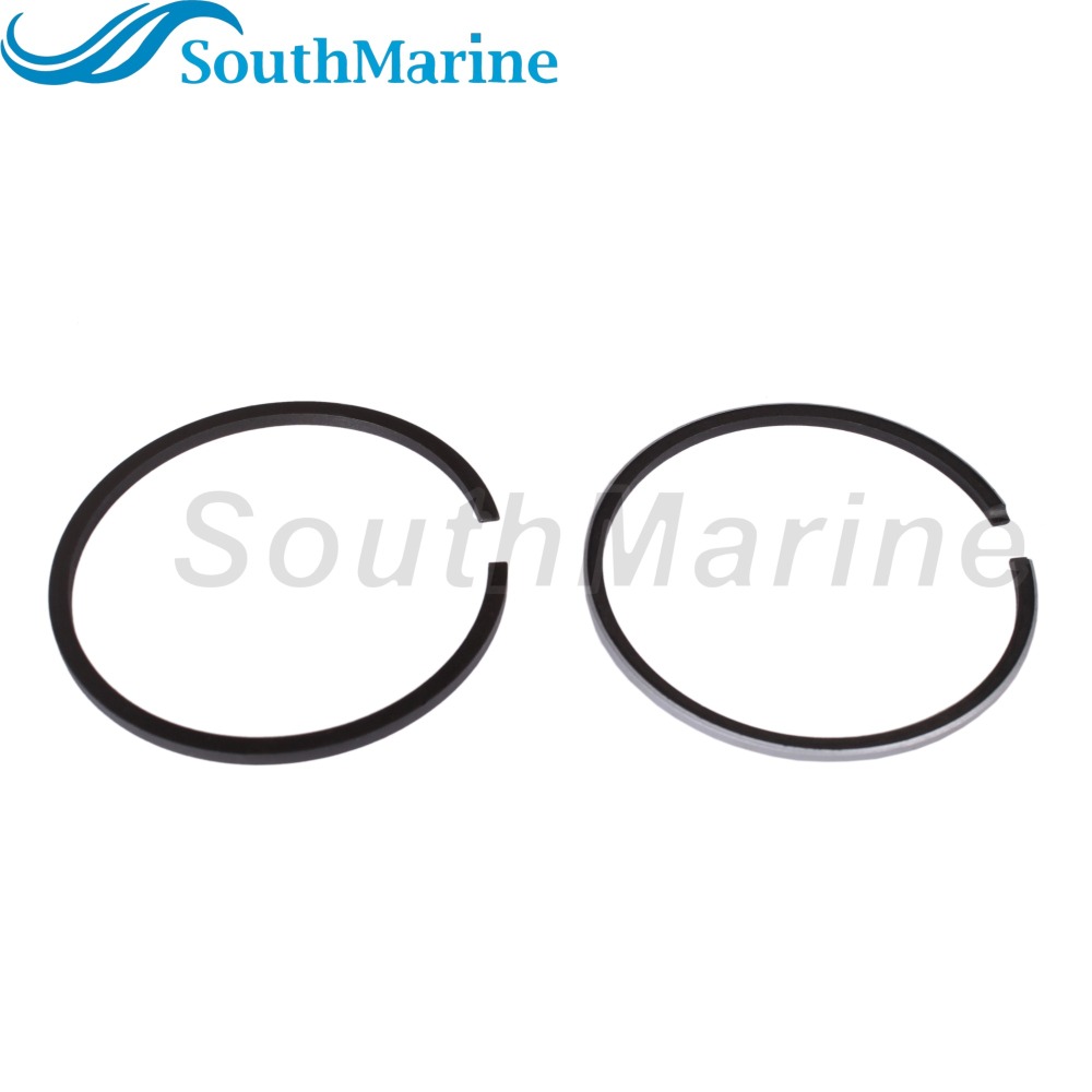 Boat Engine 6E0-11631-00-98 STD Piston Set & 6G1-11610-00 Ring for Yamaha 4HP 5HP, 50mm STD