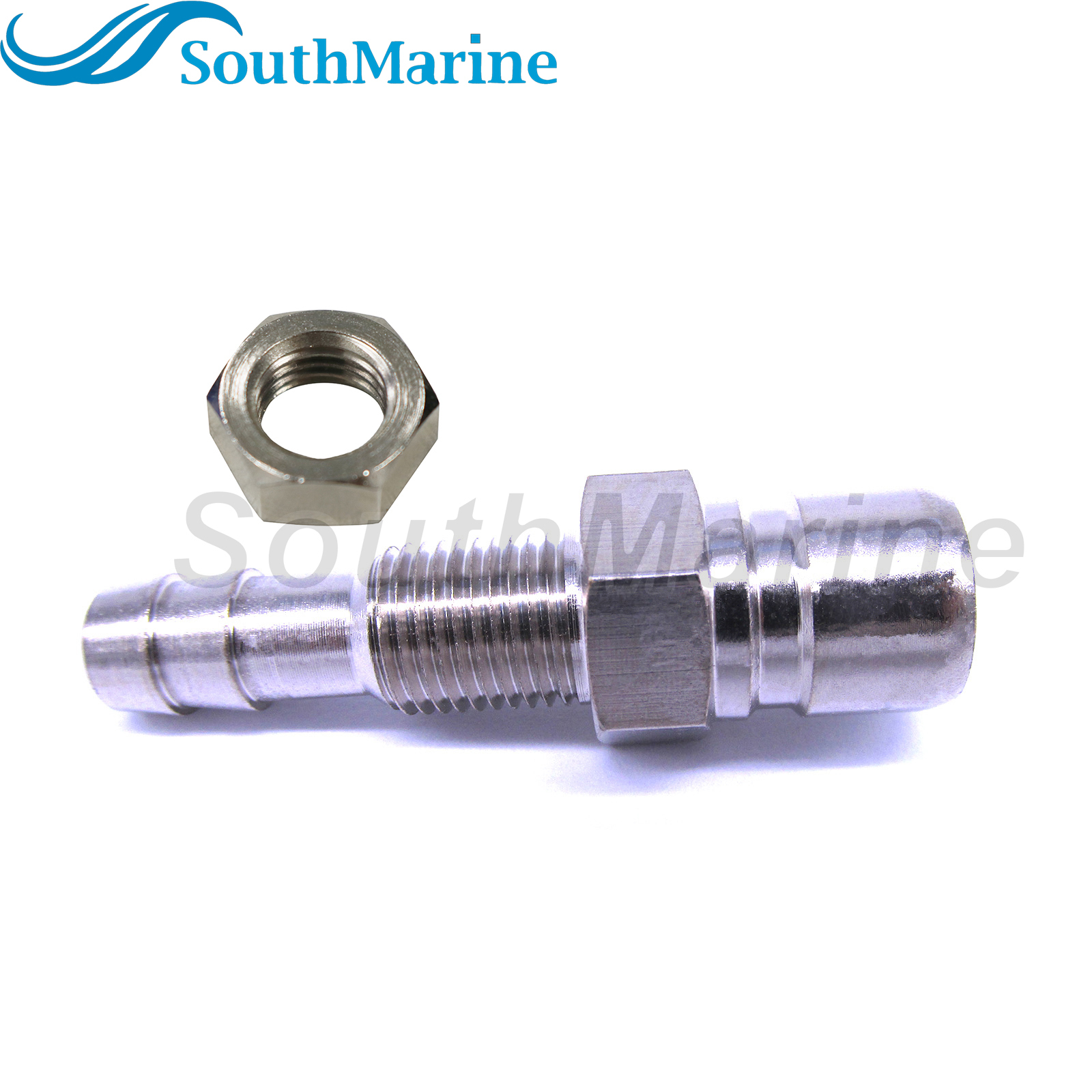 Boat Motor 3B2-70260-1 3B2702601 3B2702601M Male Engine Side Fuel Connector for Nissan forTohatsu 9.9HP-70HP Outboard Engine, 1/4in