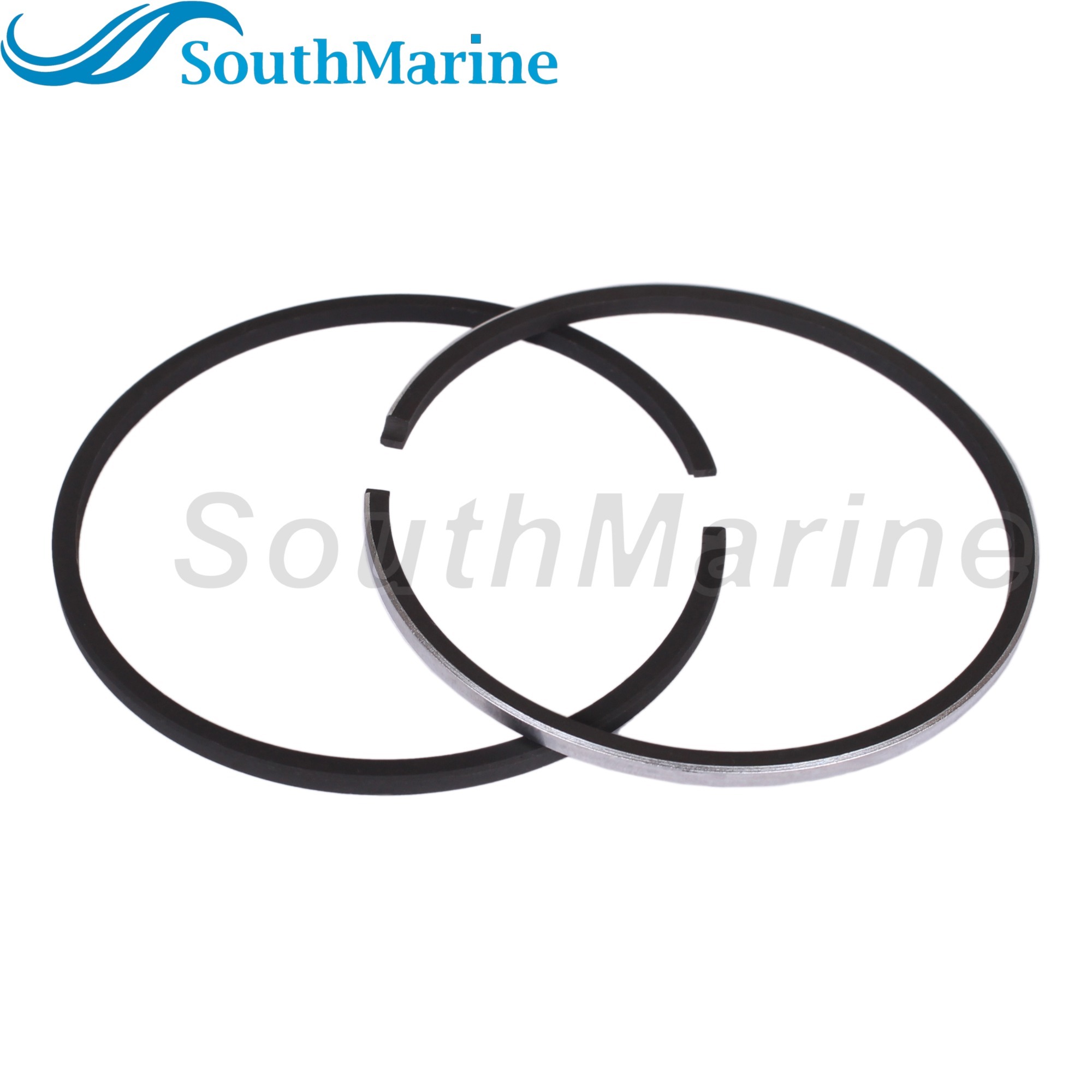 Outboard Engine 677-11631-00-96/97/98 677-11630-00-00 STD Piston Set with 647-11610-00 Ring for Yamaha 5HP 8HP Boat Motor, 50mm STD