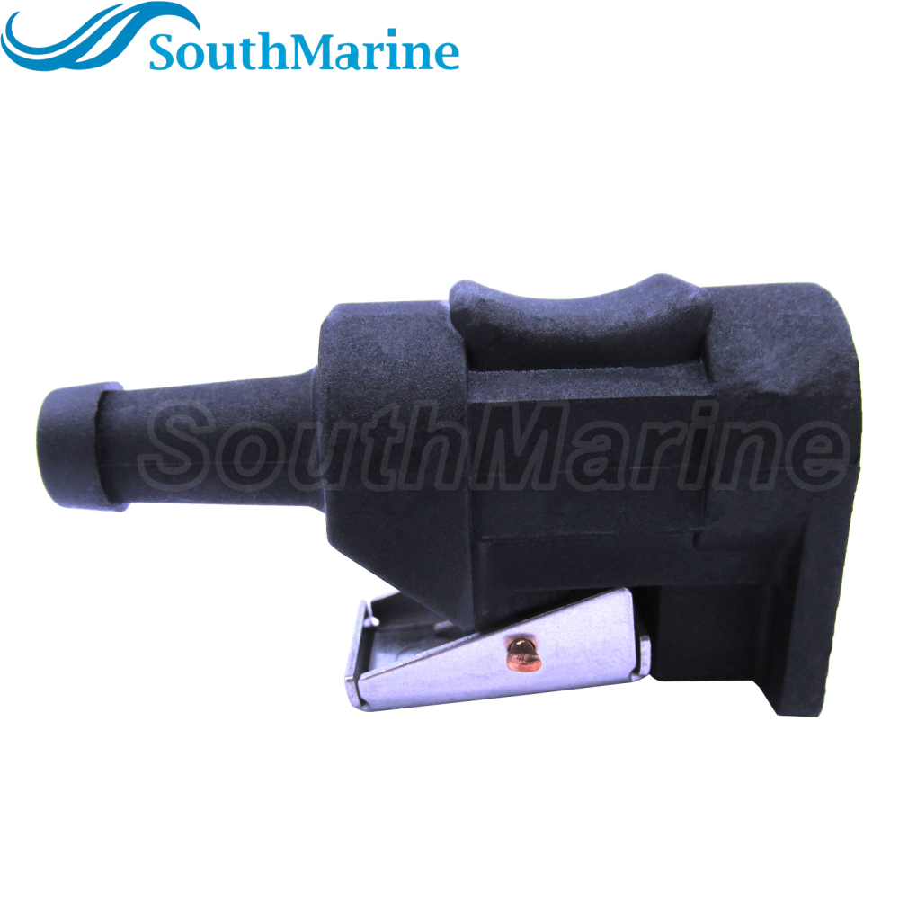 Boat Engine 6Y2-24305-00 01 02 03 04 05 06 Fuel Connector Pipe Joint for Yamaha Parsun HDX 8HP-60HP, Tank Side, 5/16" 8mm