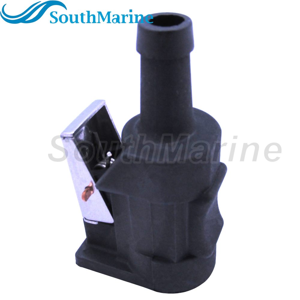 Boat Engine 6Y2-24305-00 01 02 03 04 05 06 Fuel Connector Pipe Joint for Yamaha Parsun HDX 8HP-60HP, Tank Side, 5/16" 8mm