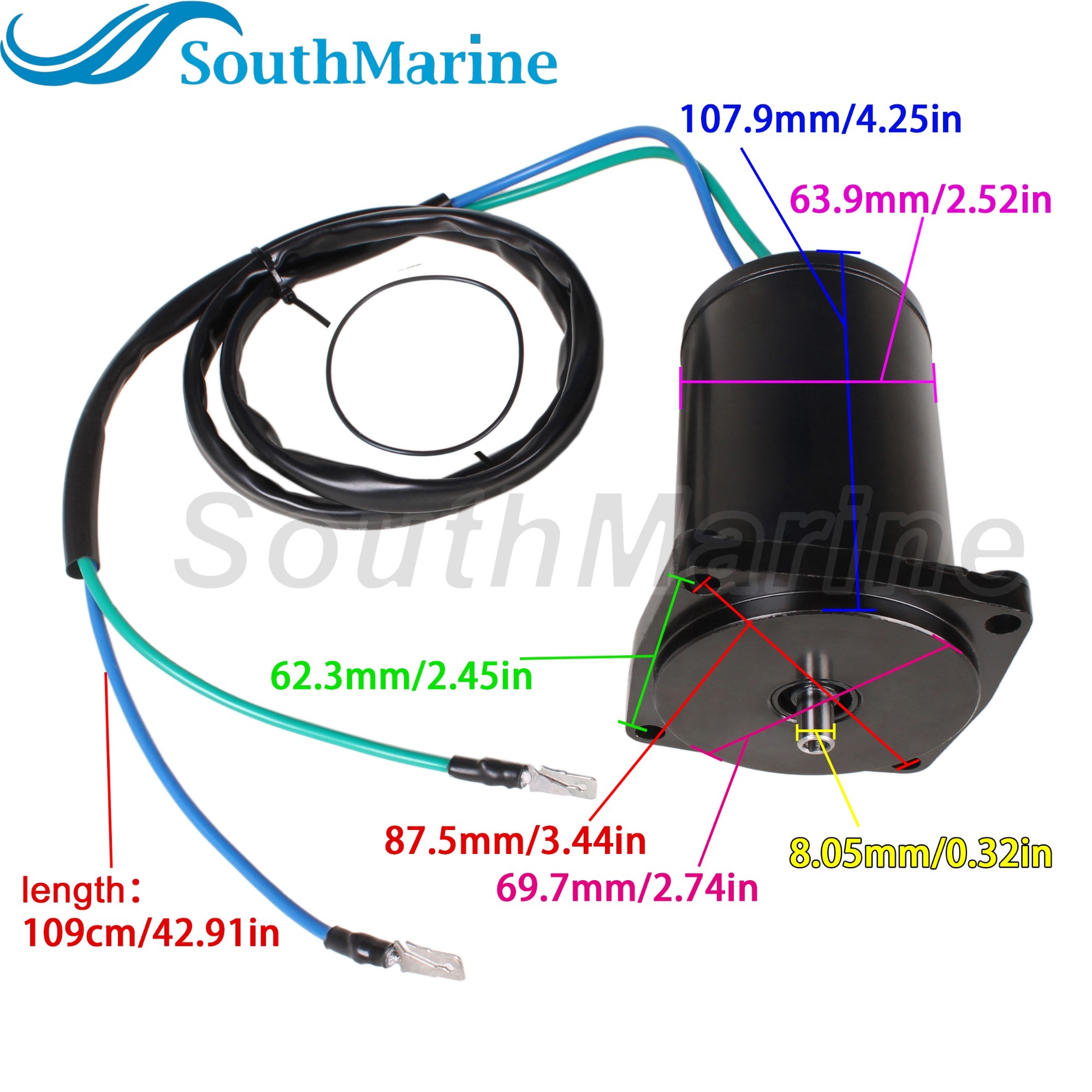 Outboard Motor 433226 0433226 6243 18-6285 Tilt Trim Motor for Evinrude Johnson OMC 35HP 40HP 48HP 50HP