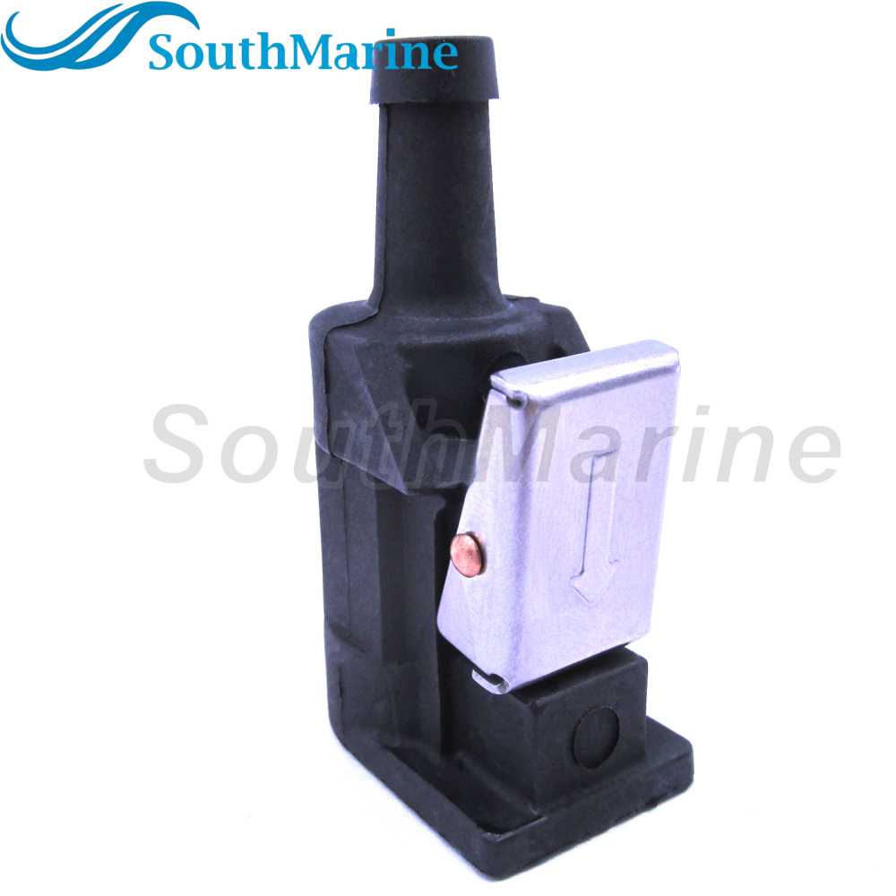 Boat Engine 6E5-24305-00 01 02 03 04 05 06 Fuel Connector Pipe Joint for Yamaha Parsun HDX 8HP-60HP, Engine Side, 5/16" 8mm