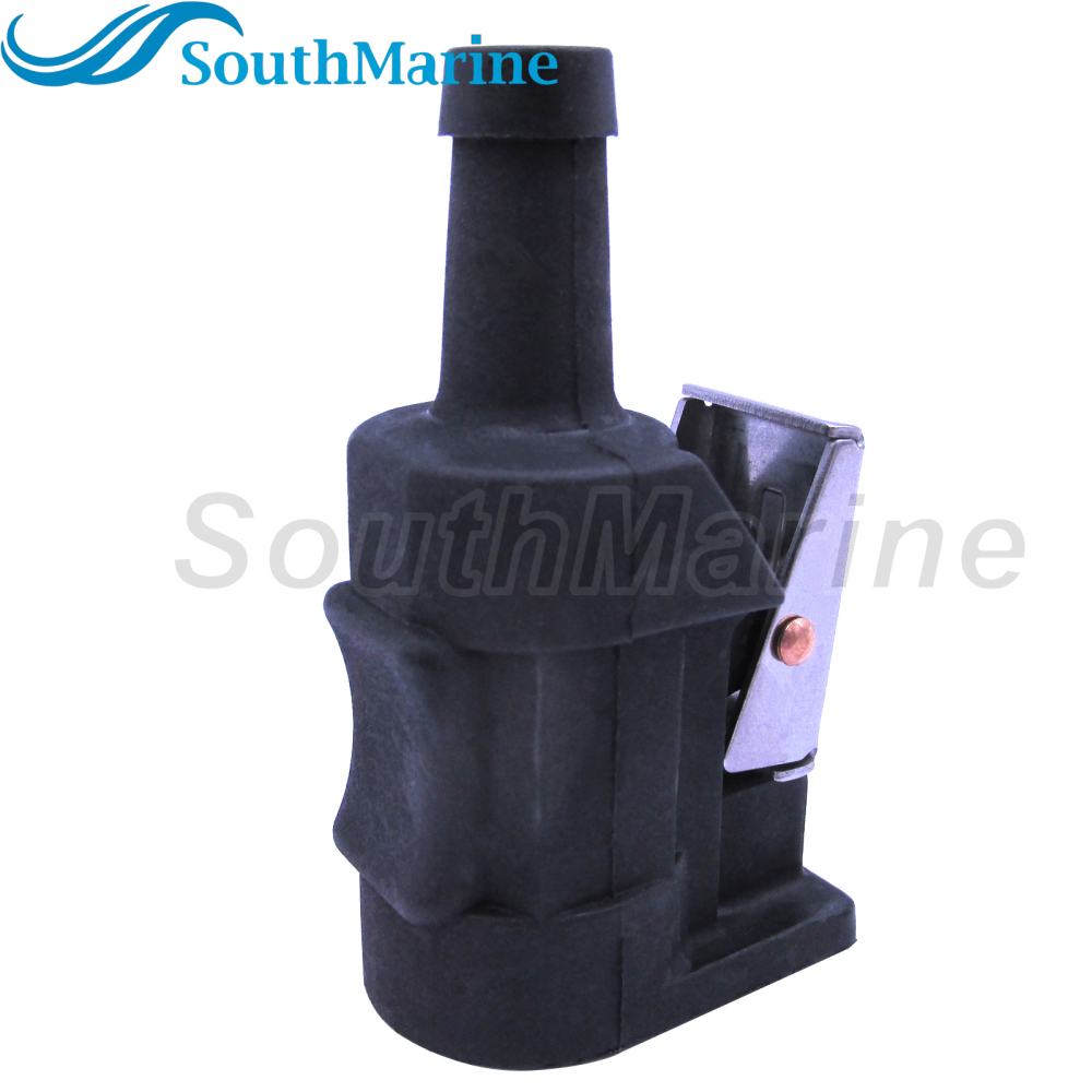 Boat Engine 6E5-24305-00 01 02 03 04 05 06 Fuel Connector Pipe Joint for Yamaha Parsun HDX 8HP-60HP, Engine Side, 5/16" 8mm