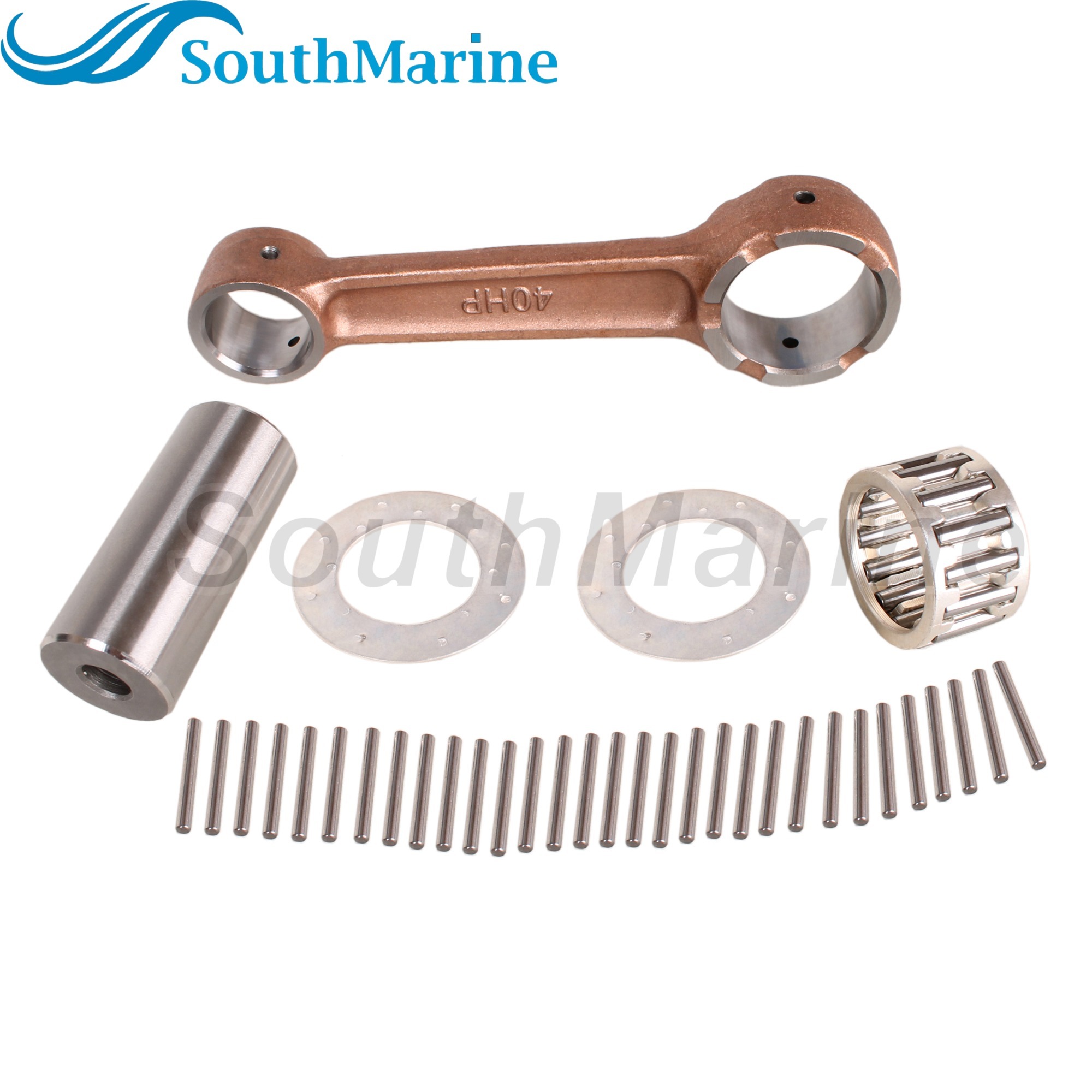 Boat Engine 66T-11650-00 66T-11650-01 Connecting Rod Kit for Yamaha 40HP E40X 2-Stroke X series 40XMH