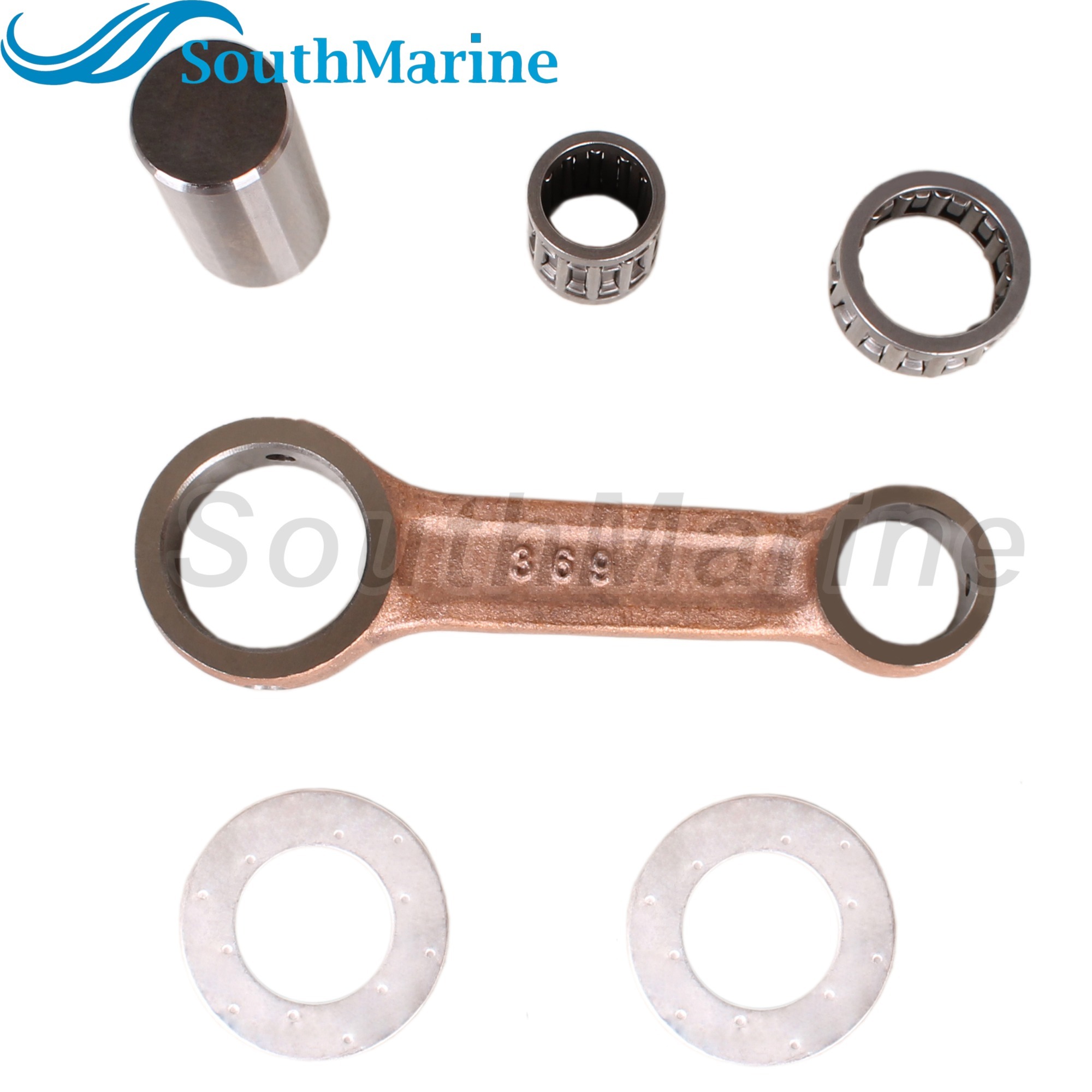 Boat Engine 369-00040-0 369000400M Connecting Rod Kit for Tohatsu Nissan 4HP 5HP M4C M5B M5BS NS4C NS5B / 813047 for Mercury