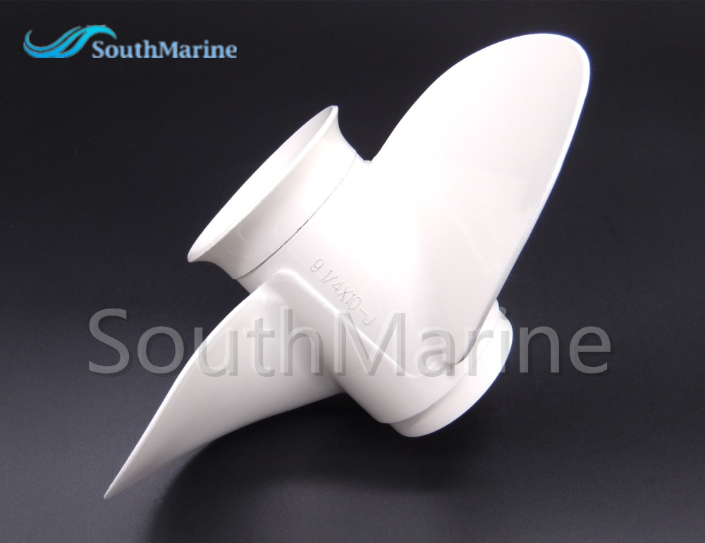 SouthMarine F15-06090000-9 F15-06090000 Propeller Assy for Parsun HDX Makara F9.9 F15 F15A F20A T15 T9.9 Outboard Motor 9 1/4x9-J