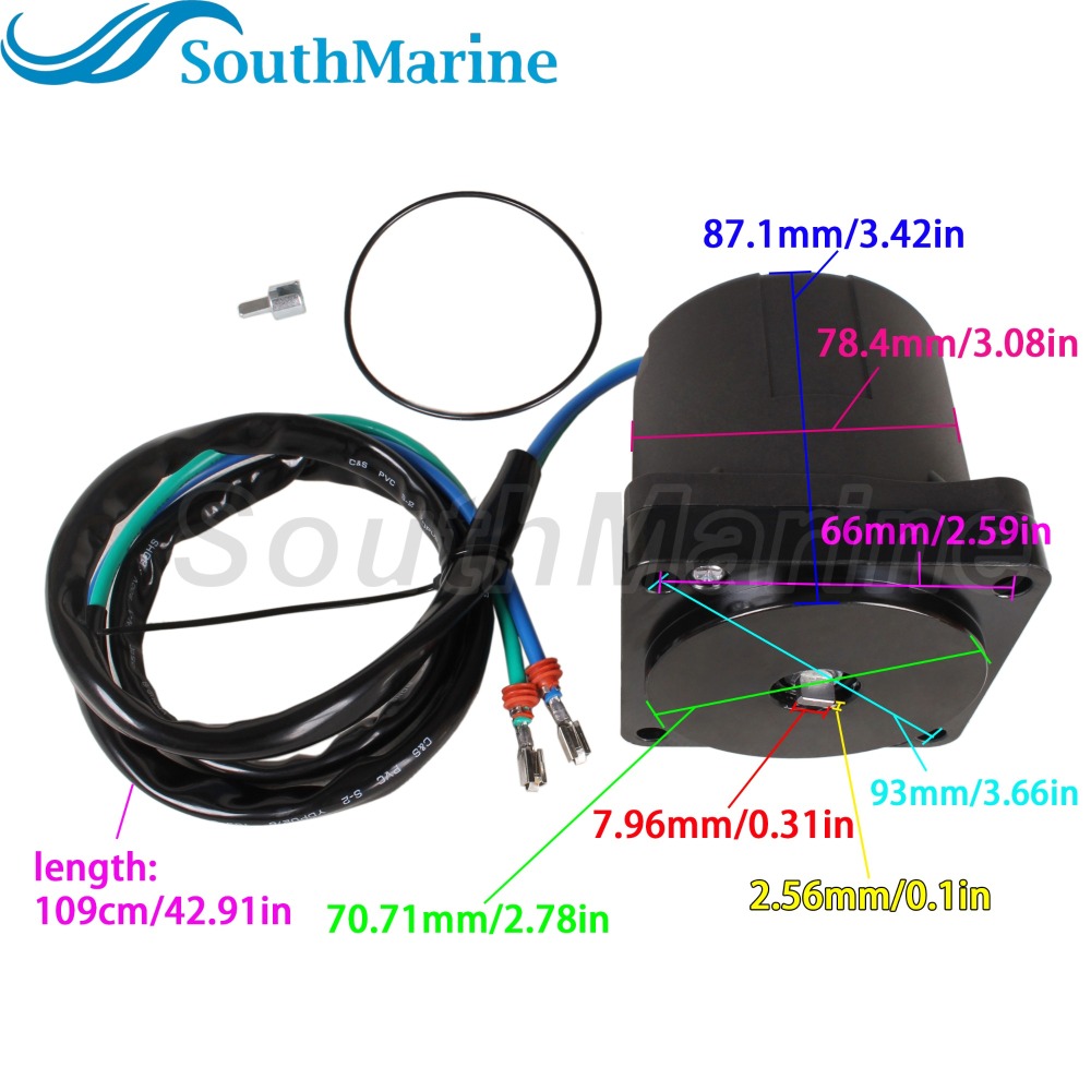 Boat Engine 438786 439937 5005254 18-6281 Tilt Trim Motor for Evinrude Johnson OMC BRP 75HP-300HP V4 V6, 8M6007540 for Mercury