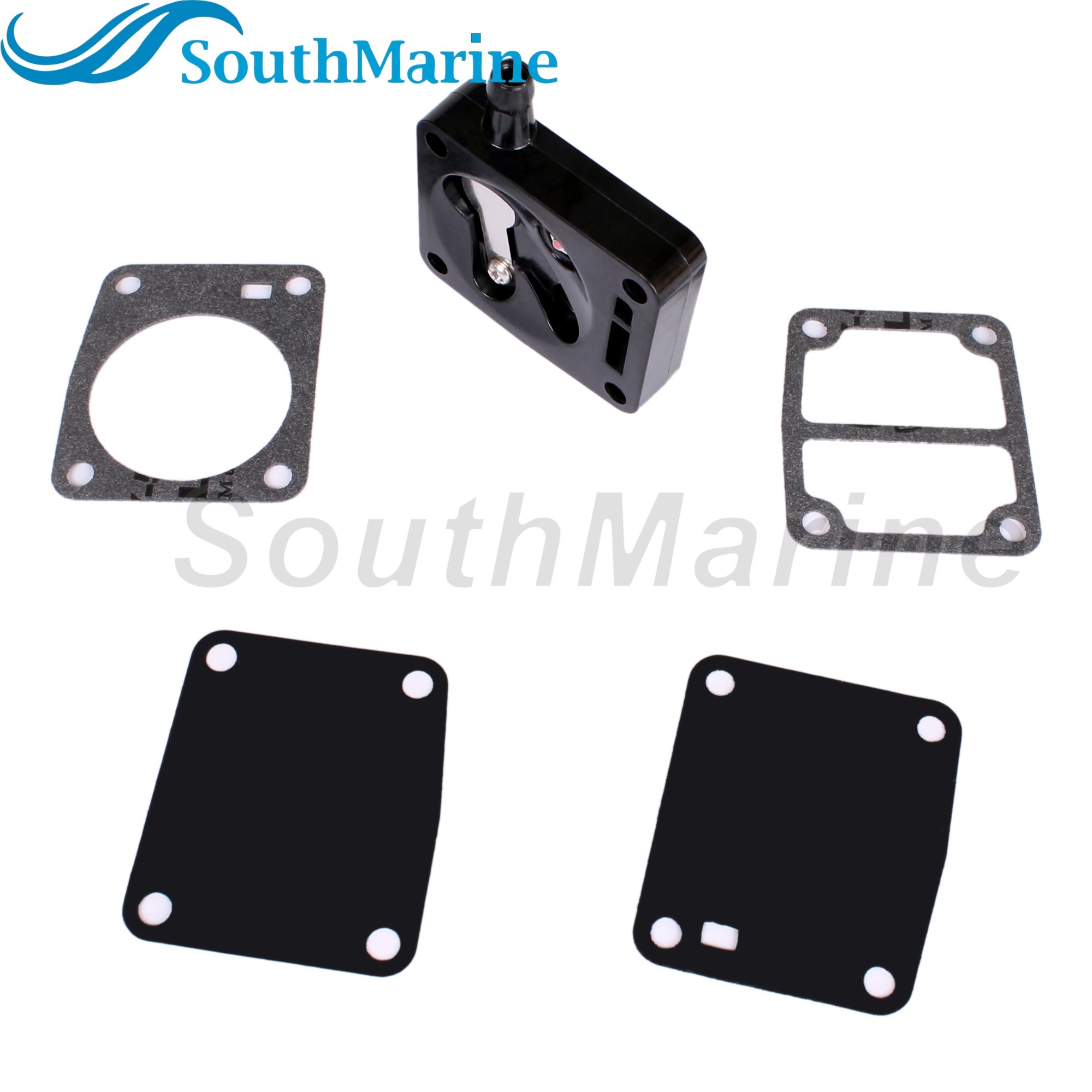 Boat Motor Fuel Pump Body 6G1-24412-01 6G1-24412-00 T15-04060304 for Yamaha Parsun Powertec Hidea 3HP 6HP 8HP 9.9HP 15HP (2 stroke) Outboard Engine