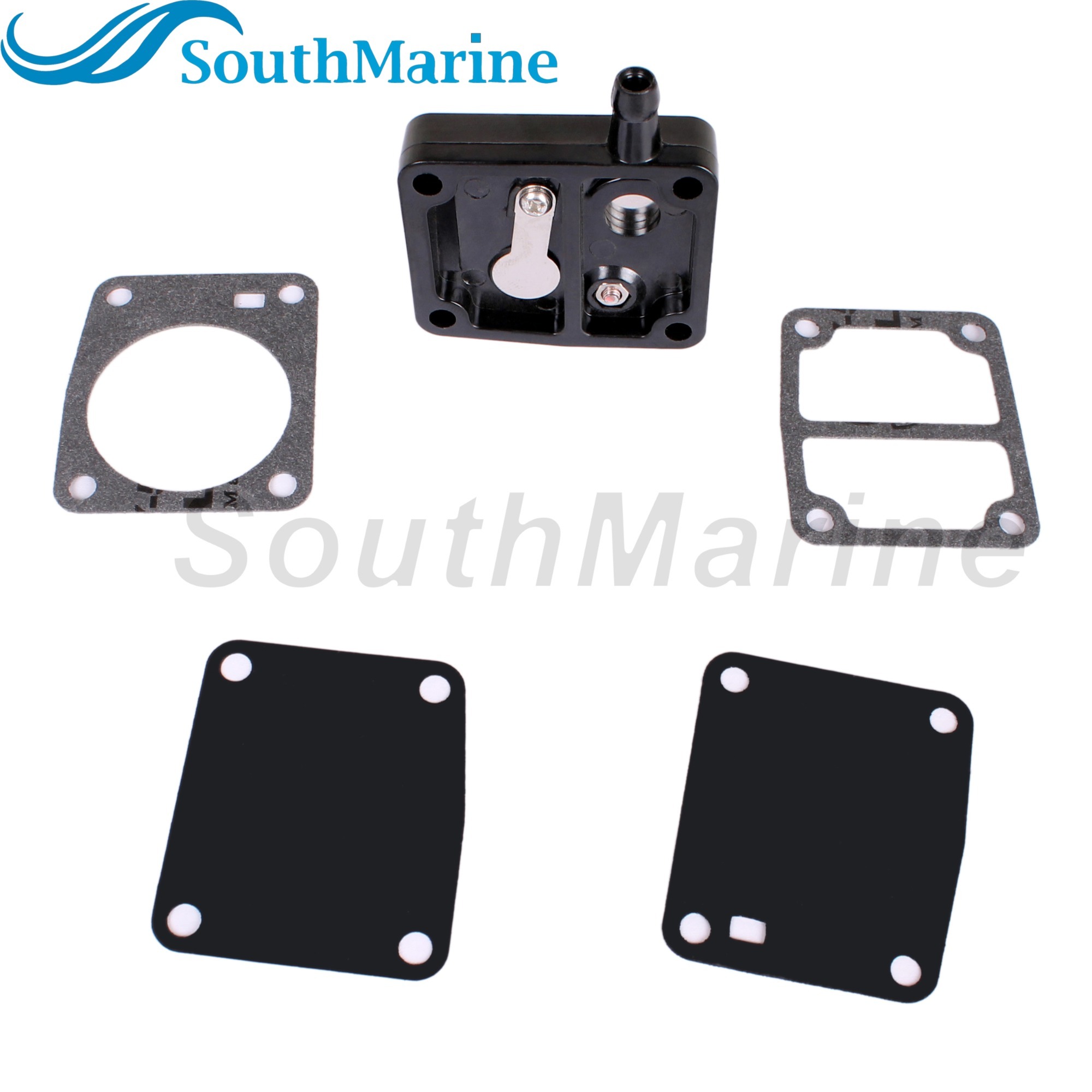 Boat Motor Fuel Pump Body 6G1-24412-01 6G1-24412-00 T15-04060304 for Yamaha Parsun Powertec Hidea 3HP 6HP 8HP 9.9HP 15HP (2 stroke) Outboard Engine