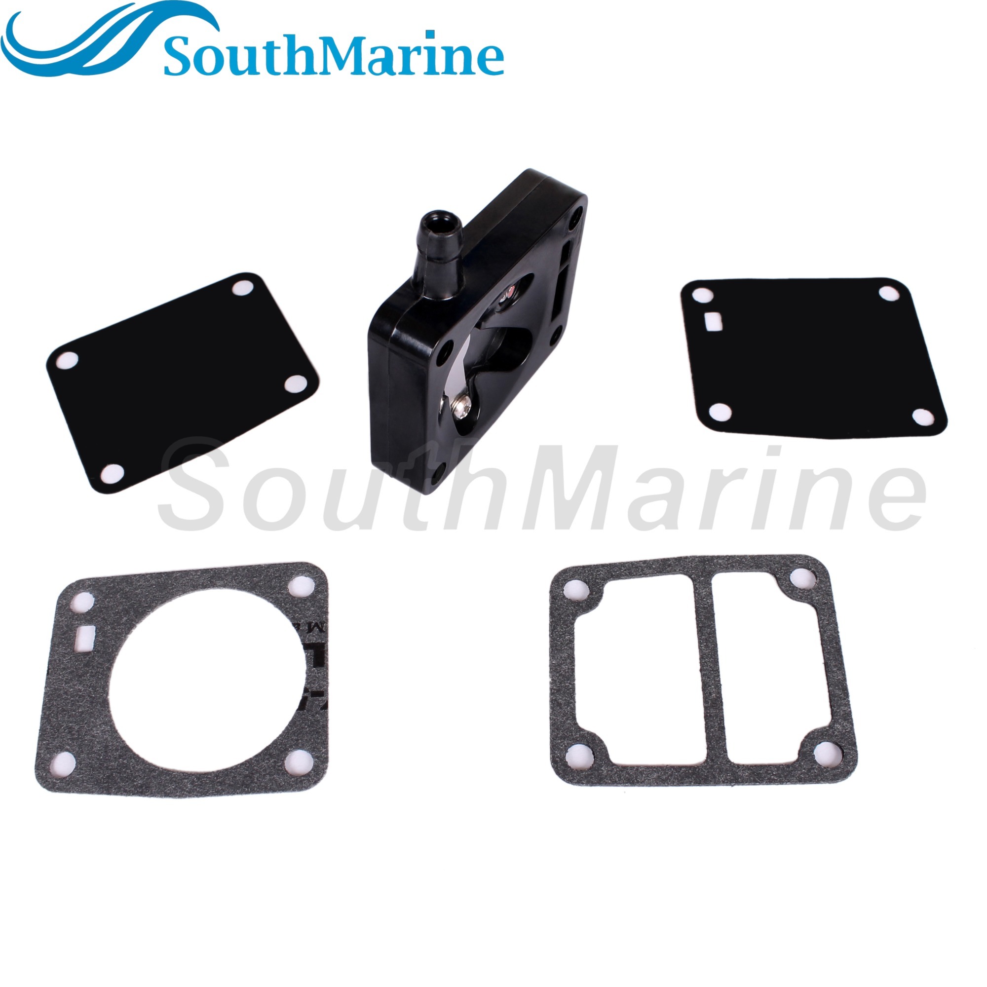 Boat Motor Fuel Pump Body 6G1-24412-01 6G1-24412-00 T15-04060304 for Yamaha Parsun Powertec Hidea 3HP 6HP 8HP 9.9HP 15HP (2 stroke) Outboard Engine