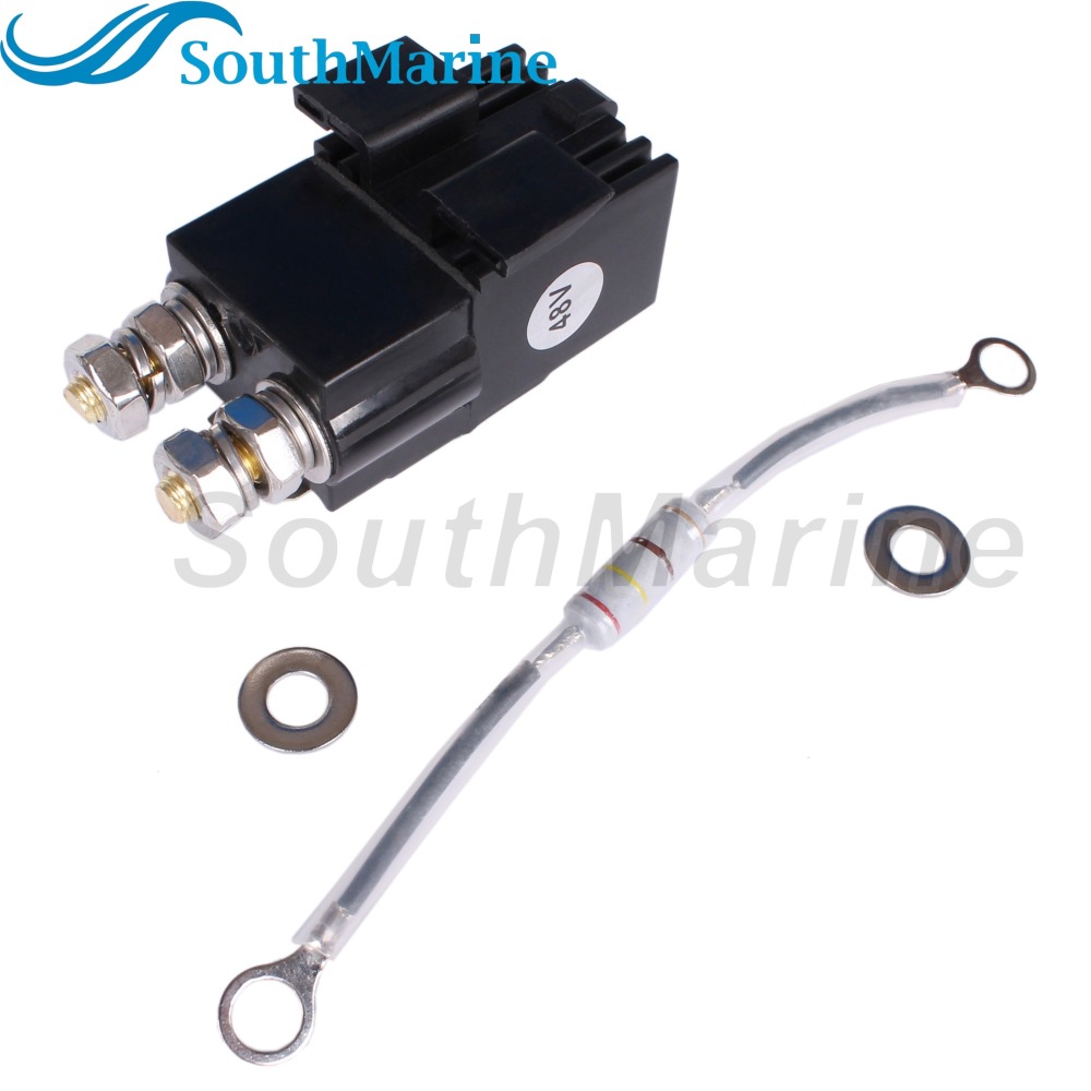 102865901 1028659-01 101908701 1014947 Club Car Solenoid Relay for DS for Precedent for Tempo Golf Carts Club Car with Resistance Assembly, 48V 4-Term