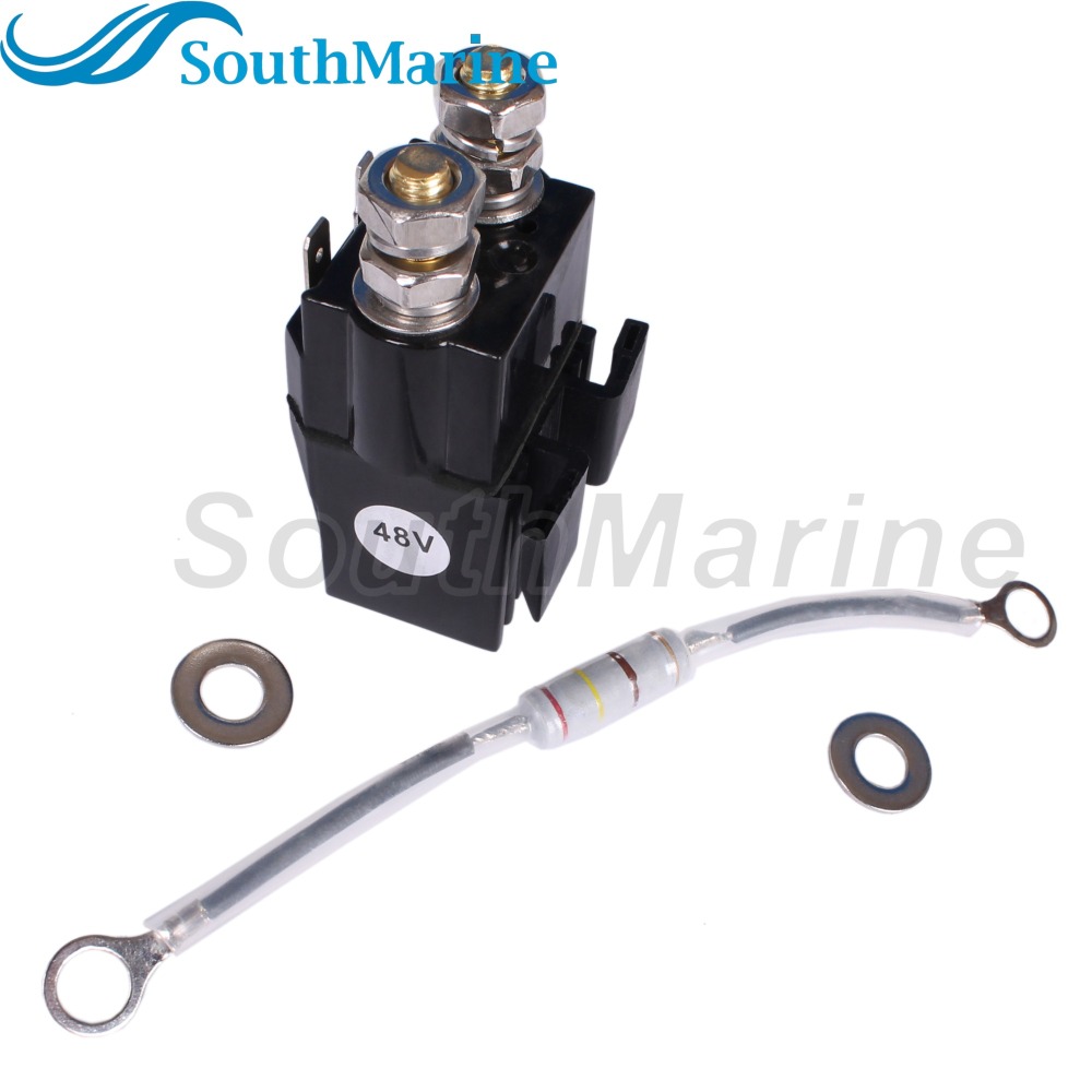 102865901 1028659-01 101908701 1014947 Club Car Solenoid Relay for DS for Precedent for Tempo Golf Carts Club Car with Resistance Assembly, 48V 4-Term